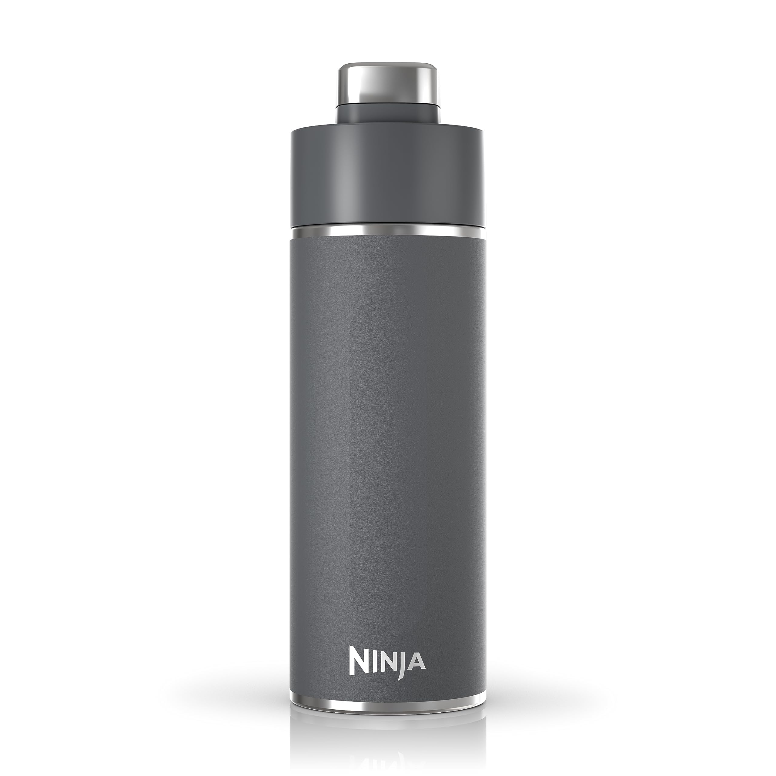 Ninja Dw2401Gy Thirsti 24Oz Travel Water Bottle, For Carbonated Sparkling Drinks, Colder