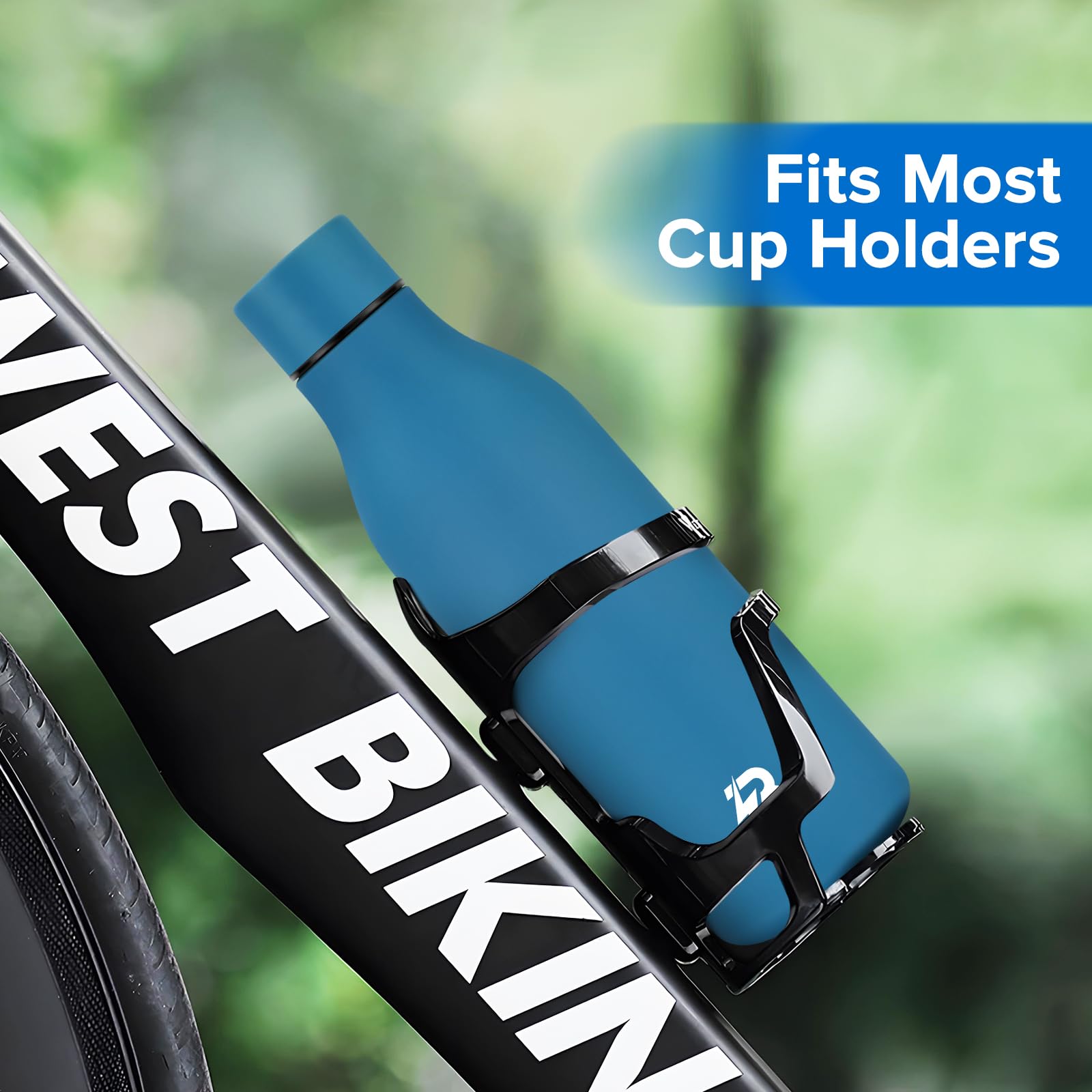 Insulated Metal Water Bottle, 18 Oz Stainless Steel Leak-Proof Gym Water Bottle With Lid For Men