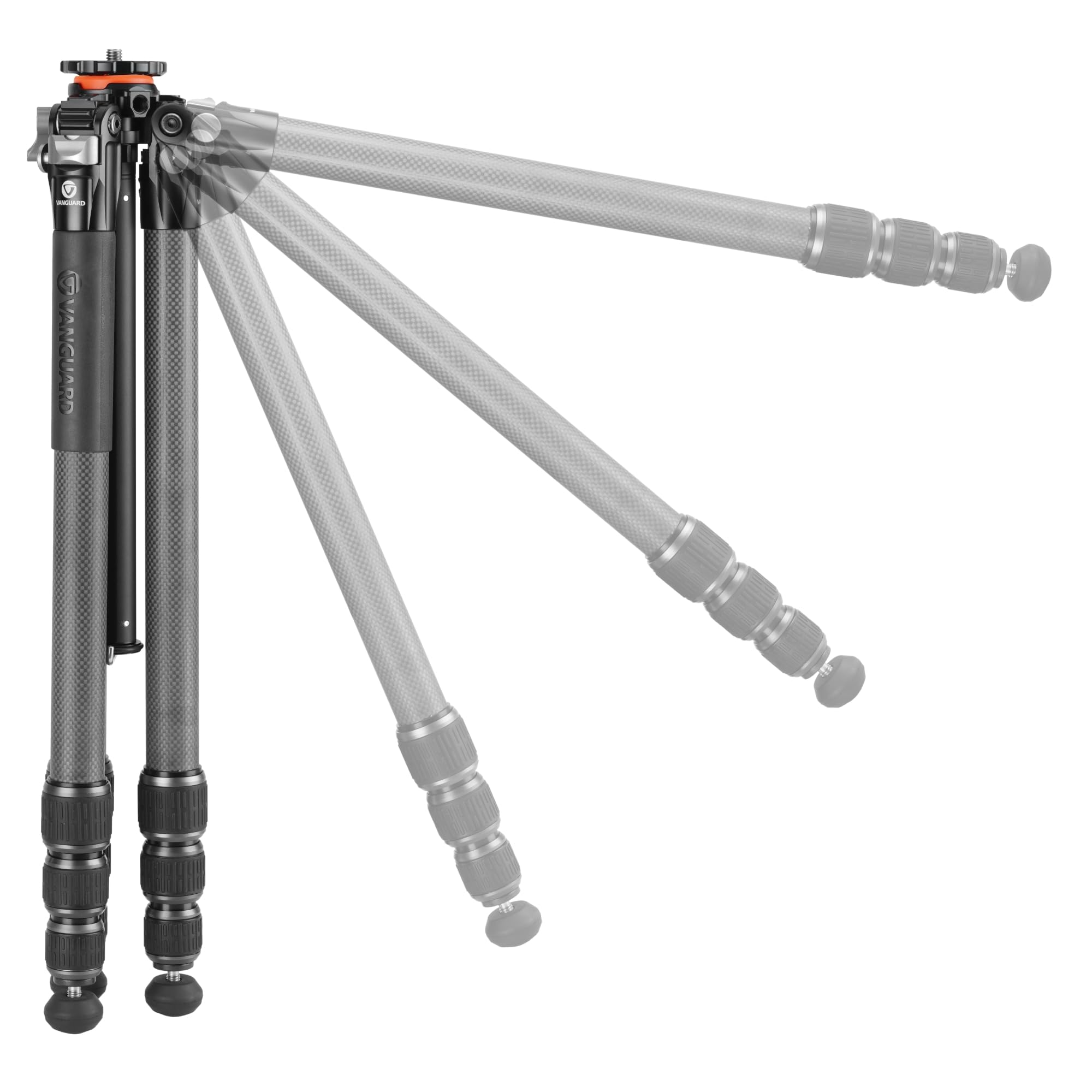 Vanguard Veo 5 264Cv14 Full-Size Carbon Fiber Tripod With Veo Pv-14 Counterbalancing Spring Assist Video Head