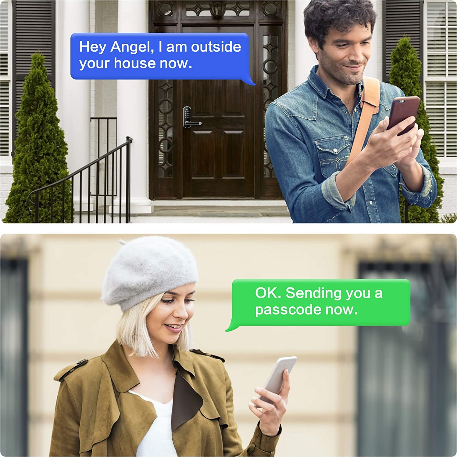 Sifely Keyless-Entry Fingerprint Smart Door Lock: Digital Electronic Lock With Code Passcode, Electric Door Knob, Biometric Door Handle, Perfect For Exterior/Interior/Entry/Bedroom Doors (Silver)