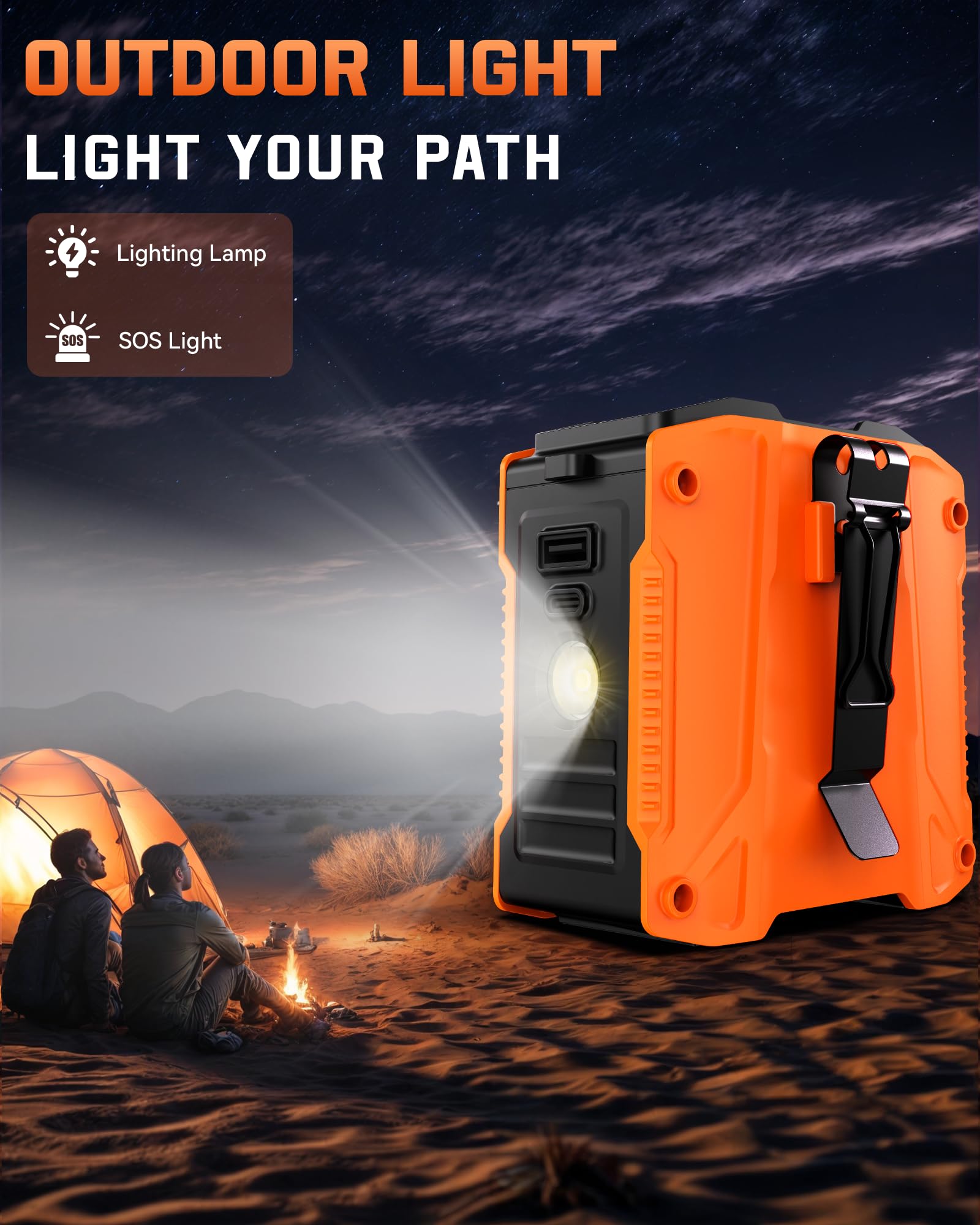 Portable Waist Fan Clip On Belt Under Shirt, Wearable Cooling Personal Neck Fan Rechargeable