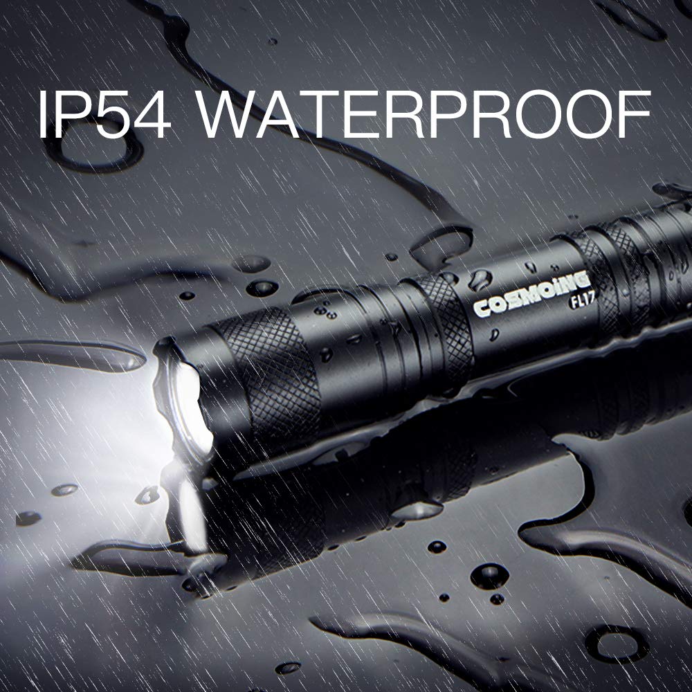 Cosmoing Pen Flashlight, 3 Modes Small Pen Light Flashlight, Super Bright Powered By 2Xaa Battery(Not Included) Ip54 Waterproof With Pocket Clip Penlight For Camping, Inspection, Medical, Emergency