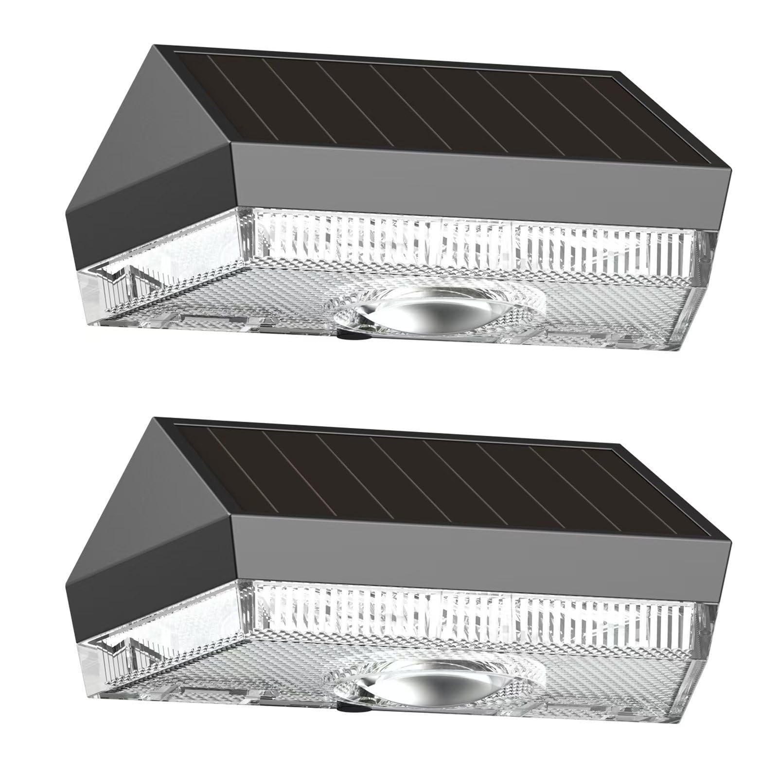 Henre Solar Fence Lights - 9 Color Modes & Cyclical Gradient, Ip44 Waterproof, Auto On/Off, Fence Lights Solar Powered For Garden, Pathway, Yard Decor (2-Pack)