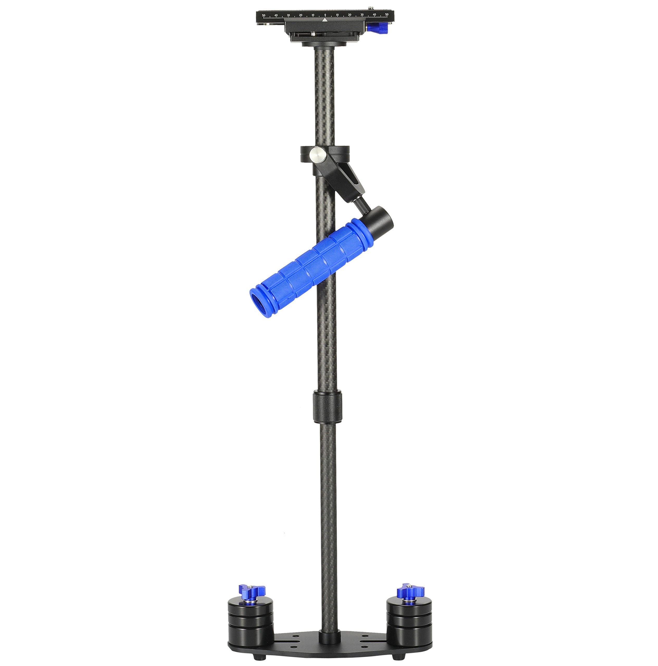 Sunsmart Morros Carbon Fiber Camera Video Stabilizer With Min Length 38Cm And Max Length 60Cm With Quick Release For Dslr And Video Cameras