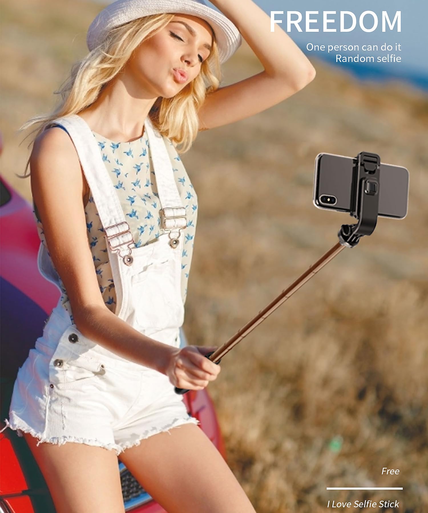 Bgjoy Selfie Stick Tripod Extendable Phone Tripod Stand With Wireless Remote Portable Lightweight Video Recording Travel Tripod For Cell Phone Mount Holder Selfie Stick Compatible With Iphone Android Ios