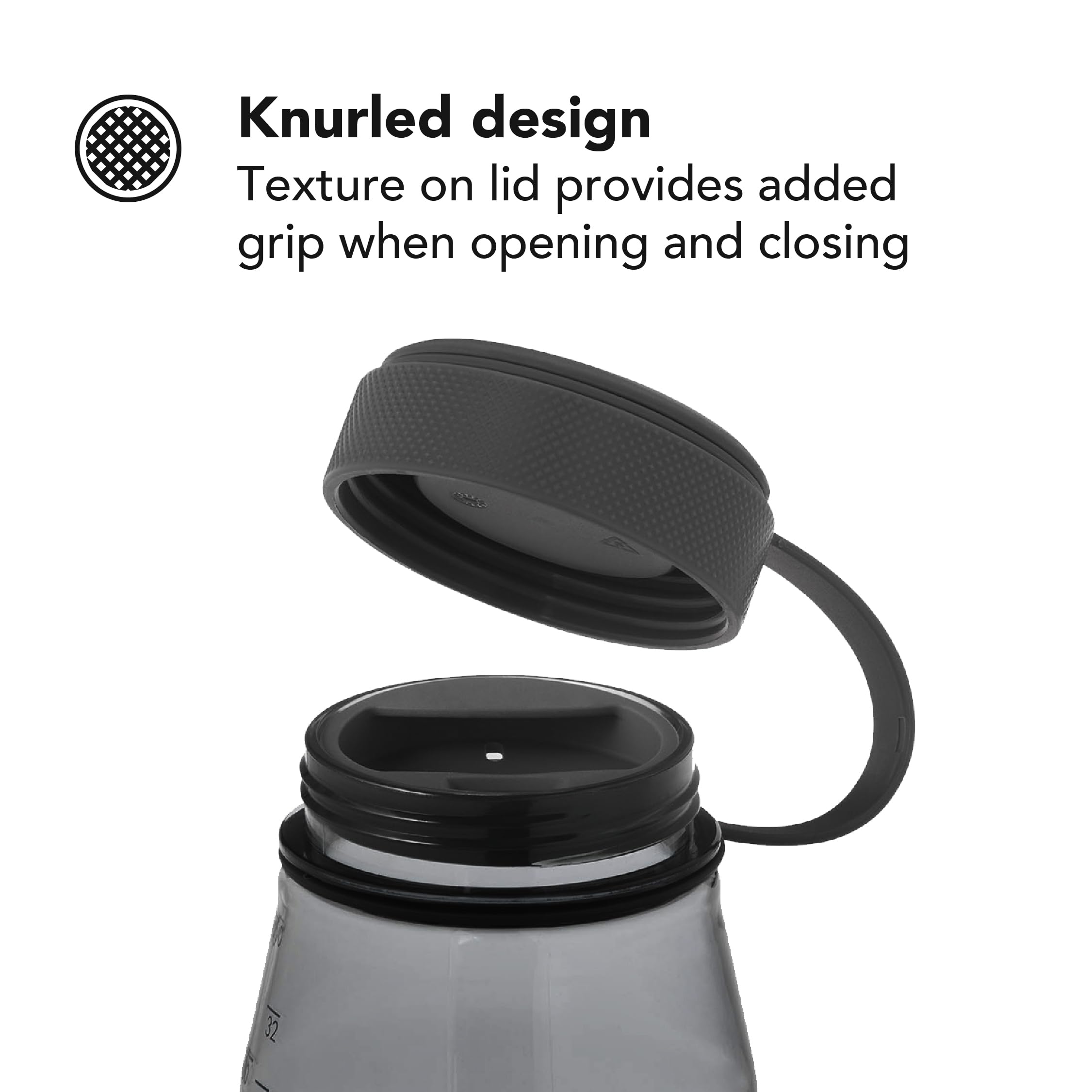 Miir Everywhere Bottle 33Oz - Lightweight And Durable Recycled Plastic Water Bottle, Dishwasher