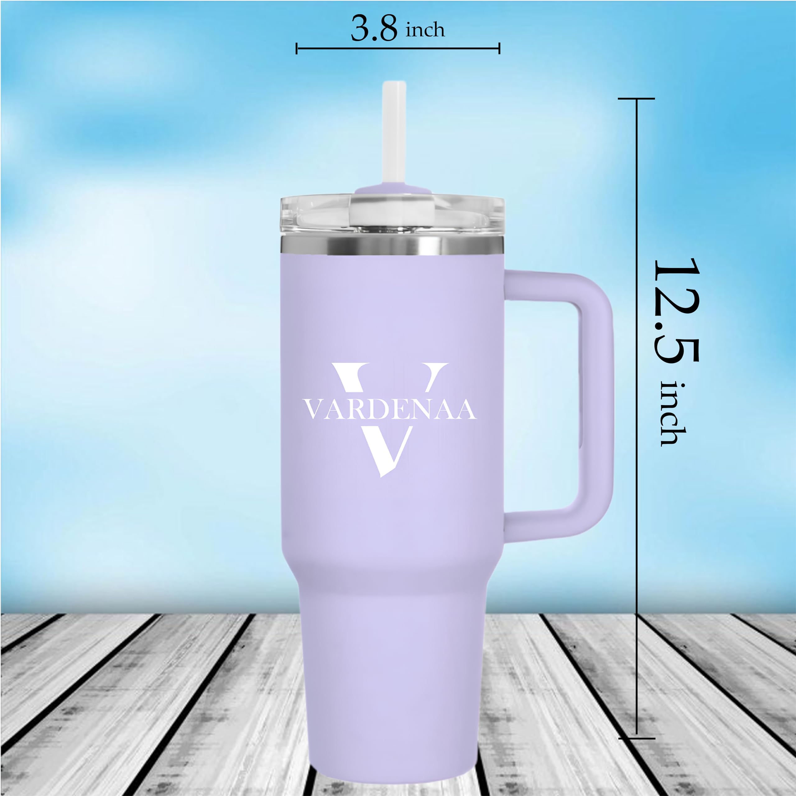 40Oz Tumbler With Handle And Straw, H2.0 Flowstate Double Wall Vacuum Reusable Stainless Steel