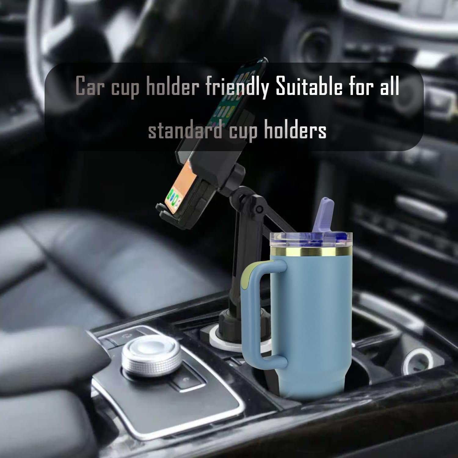 Quencher Protour 40 Oz Tumbler With Handle - 100% Leak-Proof Vacuum Insulated Stainless Steel Water