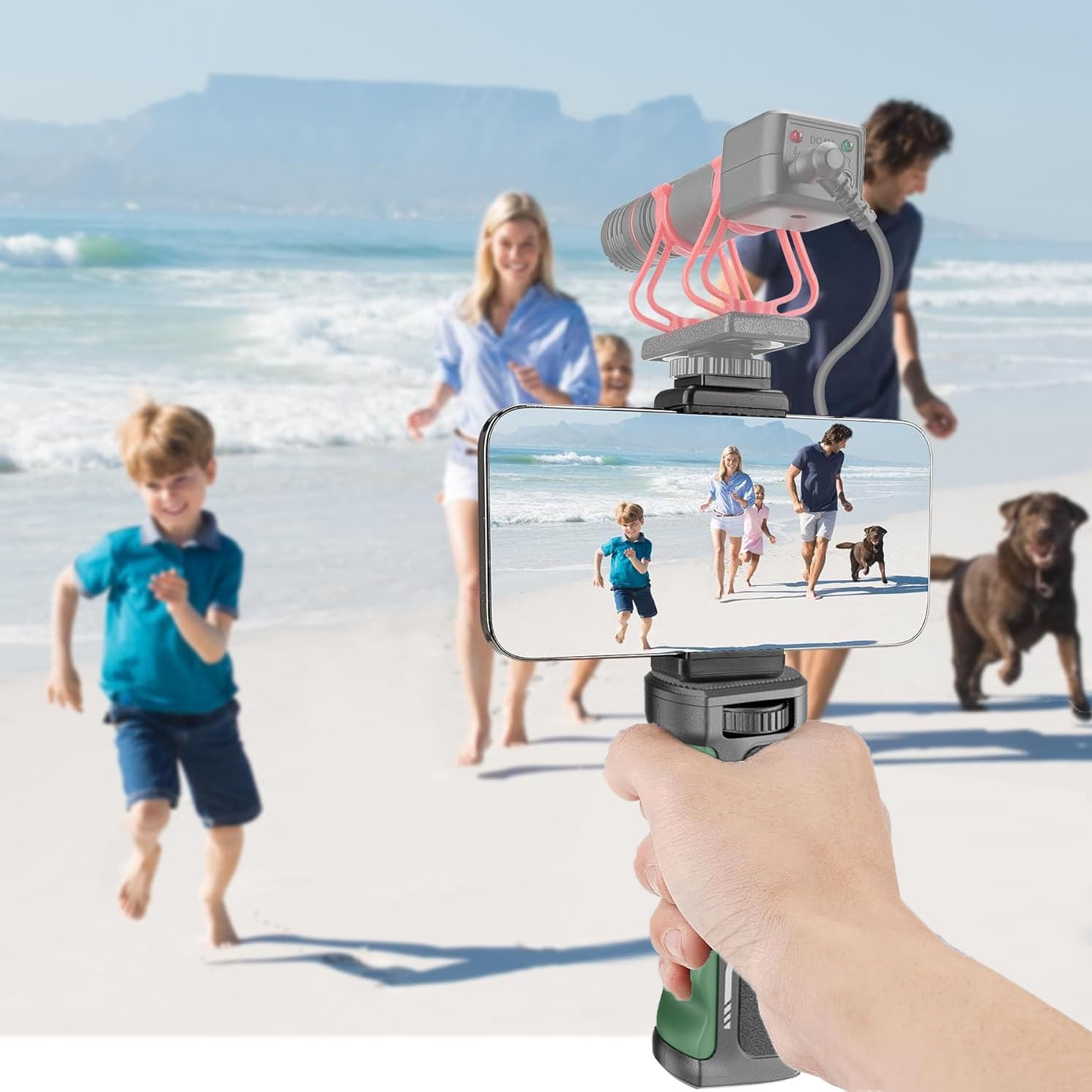 Aorpixun Profession Camera Handle Grip Ergonomic Universal Handheld Grip Stabilizer Compatible With 1/4'' Gopro Dsrl Digital Video Camera Camcorder