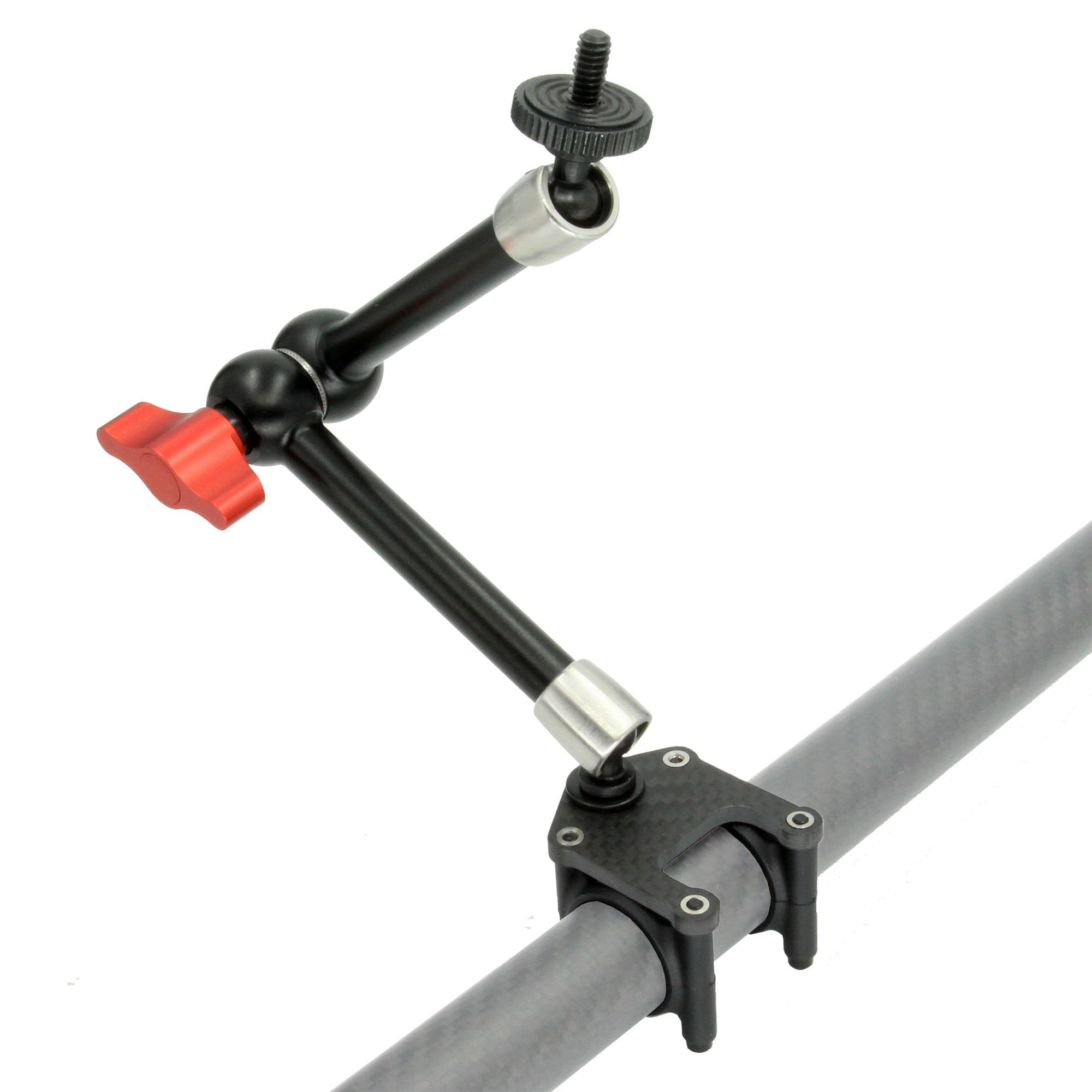Gyrovu Gurovu Heavy Duty 11" Articulated Arm Monitor Mount For Dji Ronin-M/Mx, fly Movi Stabilizers Will Support Up To 12 Lb Load