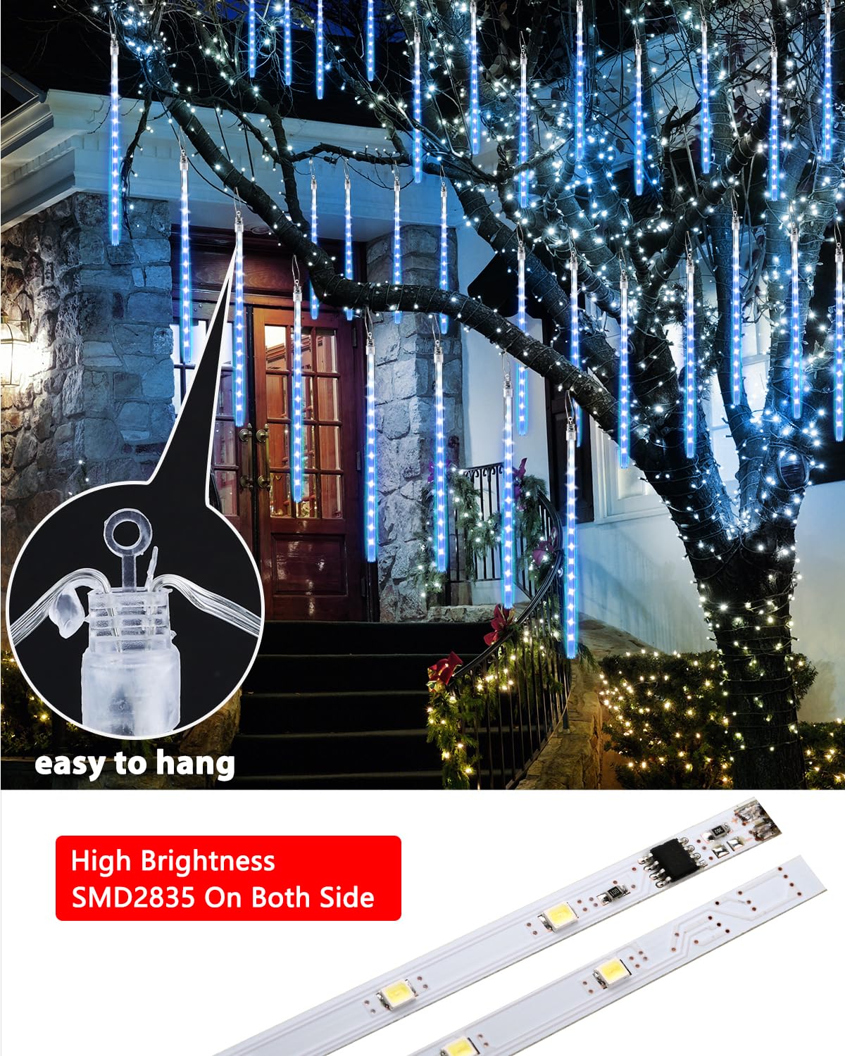 Flacchi 20 Tubes Solar Meteor Shower (Blue)