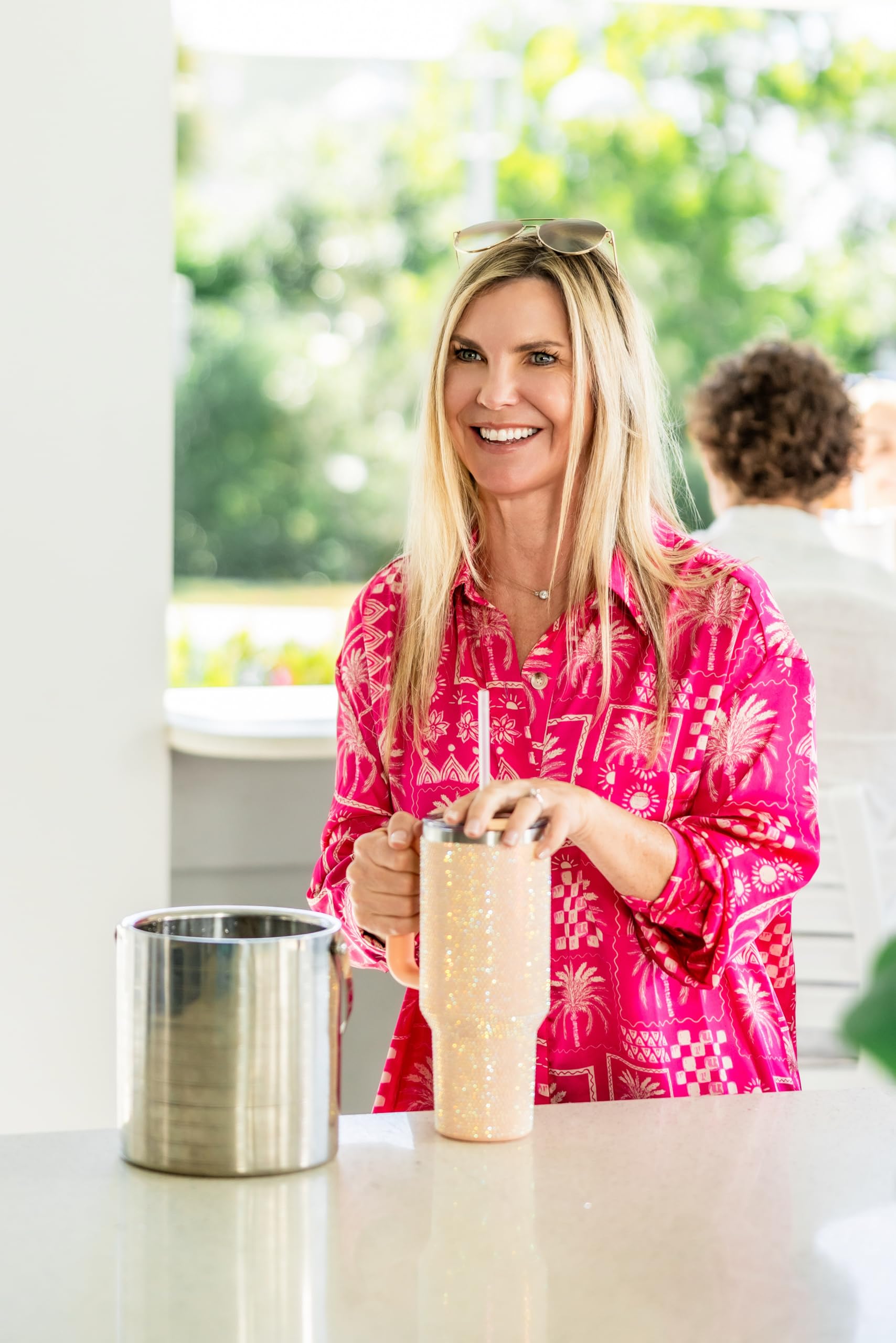 Grenada 40Oz Rhinestone-Encrusted Insulated Tumbler - Premium Bling Stainless Steel Water Bottle