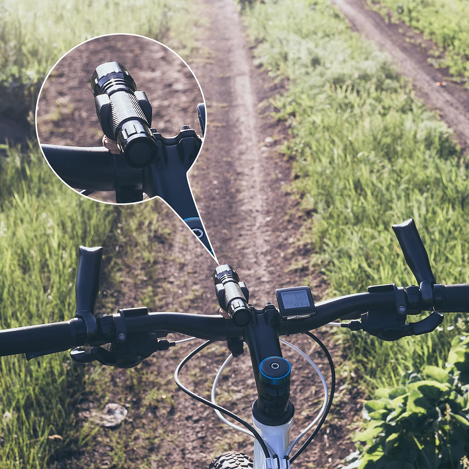 Jetec 8 Pieces Flashlight Mounting Brackets With Screws Versatile Clip Mount For Led Flashlights And Similar Things, Car Accessories For Mounting Your Flashlight In Truck