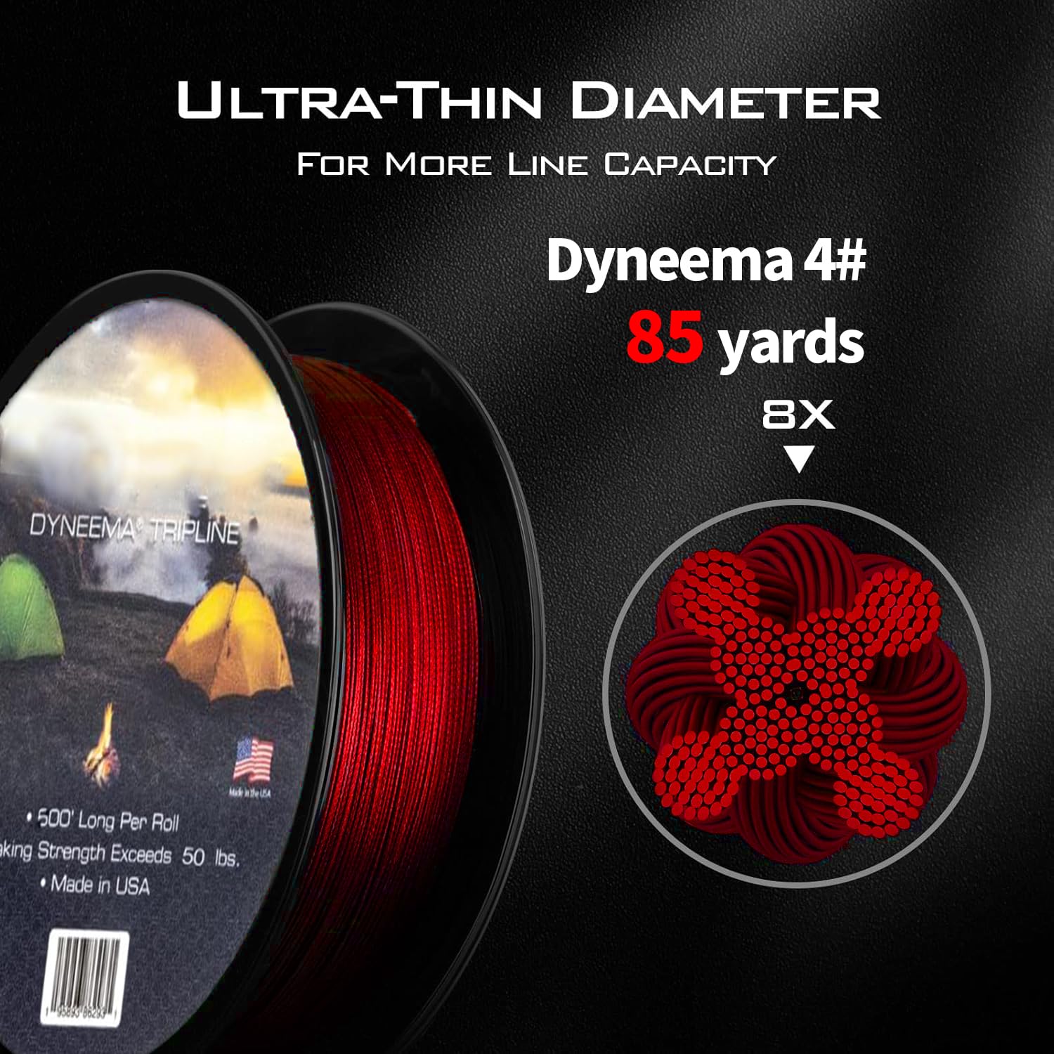 Ameyxgs Mpx39 Bowfishing Reel For Archery Hungting Bow Fishing, Stainless Steel And Aluminium, Left/Right Reversible Handle, 3.875:1 Gear Ratio, Strong Line 4# 85 Yards 0.32Mm/50Lb