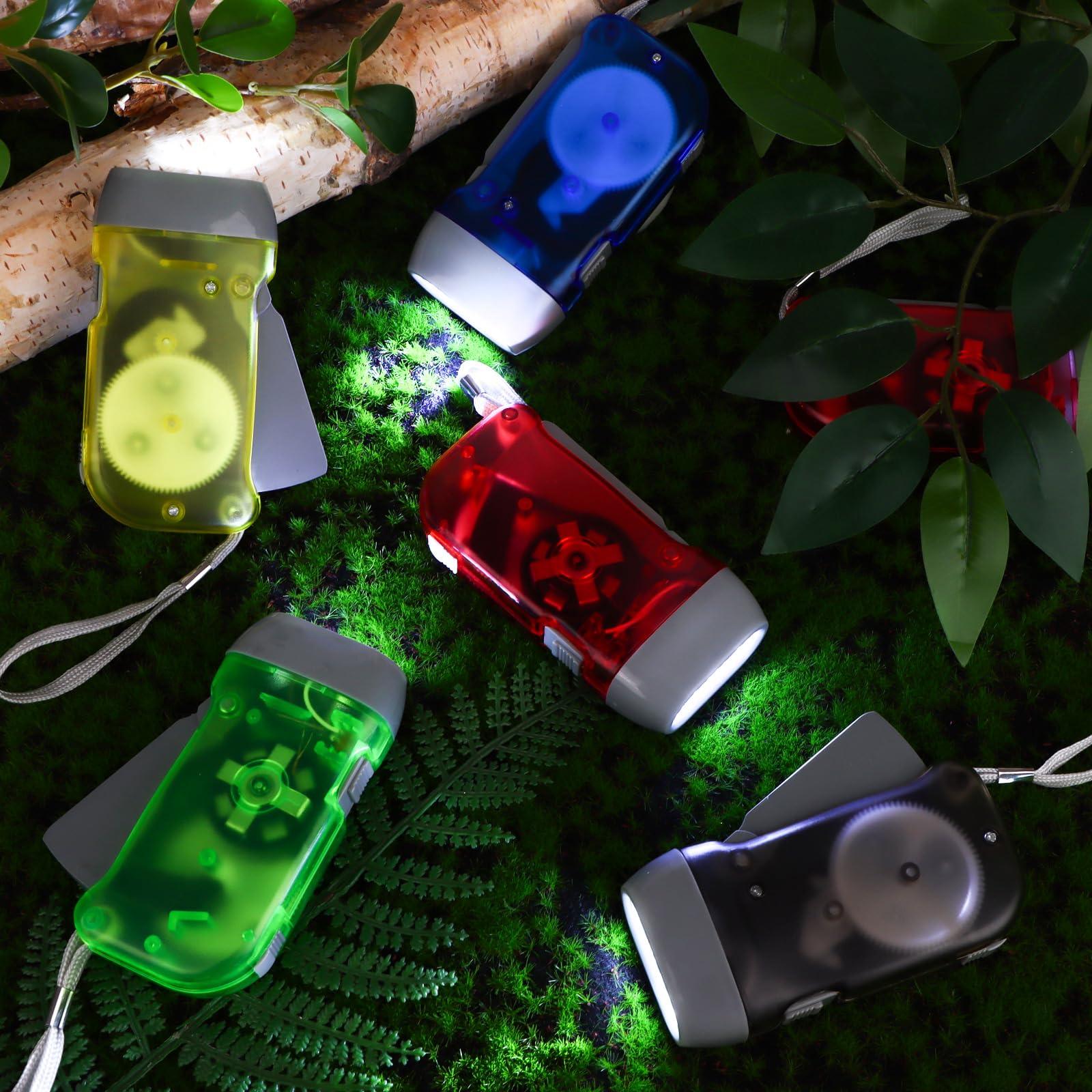 Droutti 30 Pcs Hand Crank Flashlight 3 Led White Light Hand Press Torch No-Battery Flashlight Handpress Powerful Emergency Light Safety Tool For Camping Hiking Autumn And Survival Christmas Child Shoeboxes