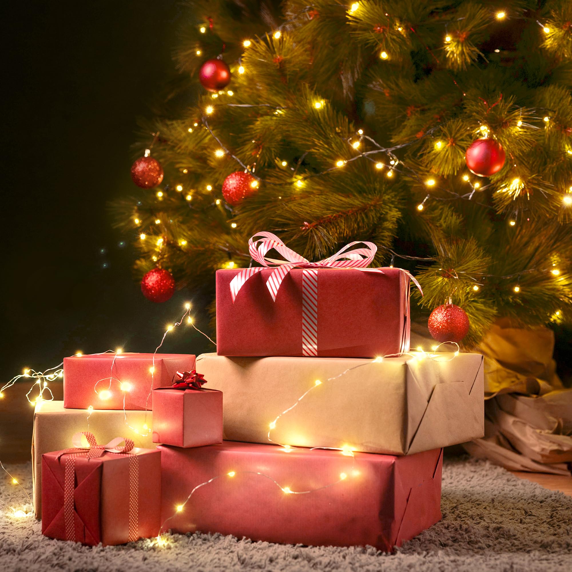 Selarlyt 200 Led 72Ft Solar String Lights For Outside, Solar Fairy Lights For Outside Waterproof With 8 Modes, Twinkle Light For Patio Tree Christmas Party Wedding Decor(Warm White)