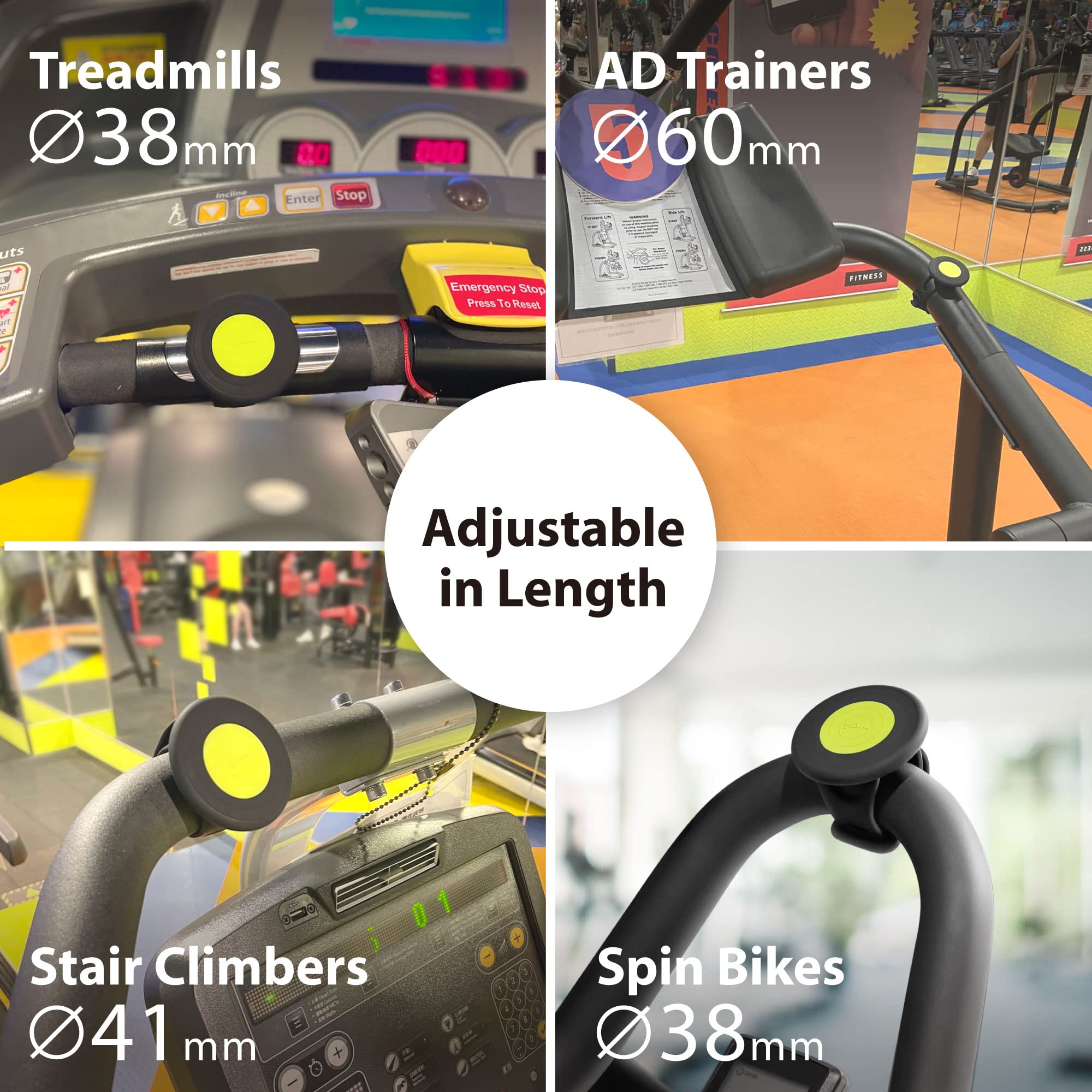 Bone Magnetic Fitness Phone Mount, Magsafe Phone Holder For Workout & Gym, Scratch- Silicone Strap With Anti-Slip Design, Universal Sport Phone Carrier For Most Smartphones (With Magnetic Sticker)