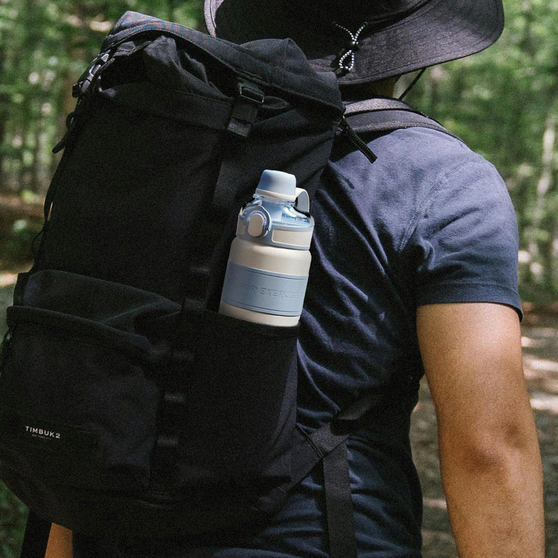 Bablov Insulated Stainless Steel Water Bottle With Straw For Sports And Travel Purple,32Oz