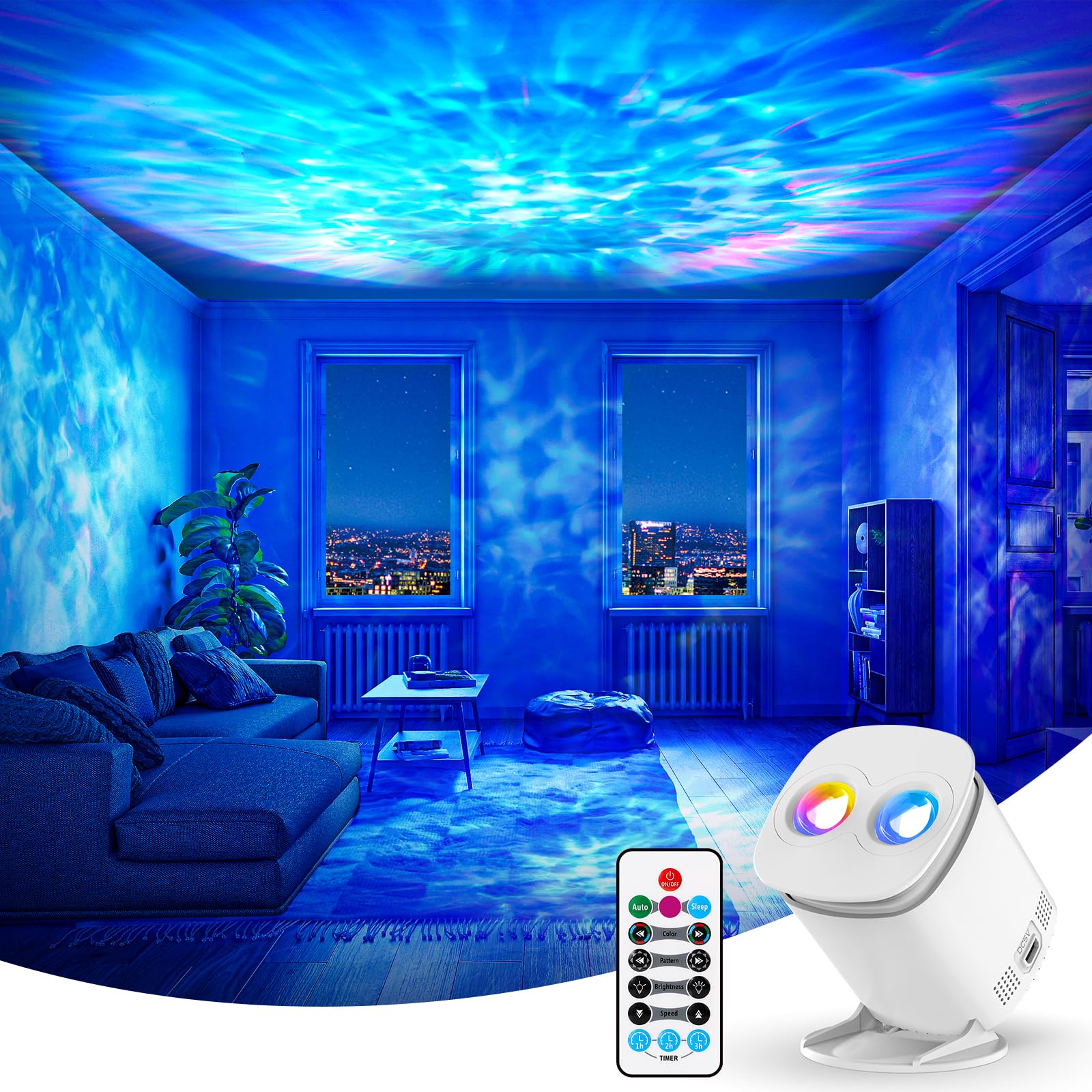 Pedica Galaxy Projector For Bedroom, Galaxy Projector With Remote Control And Timer, Night Light With Sunset Lamp, Led Nebula Lamp For Kids Adults, Room Decor