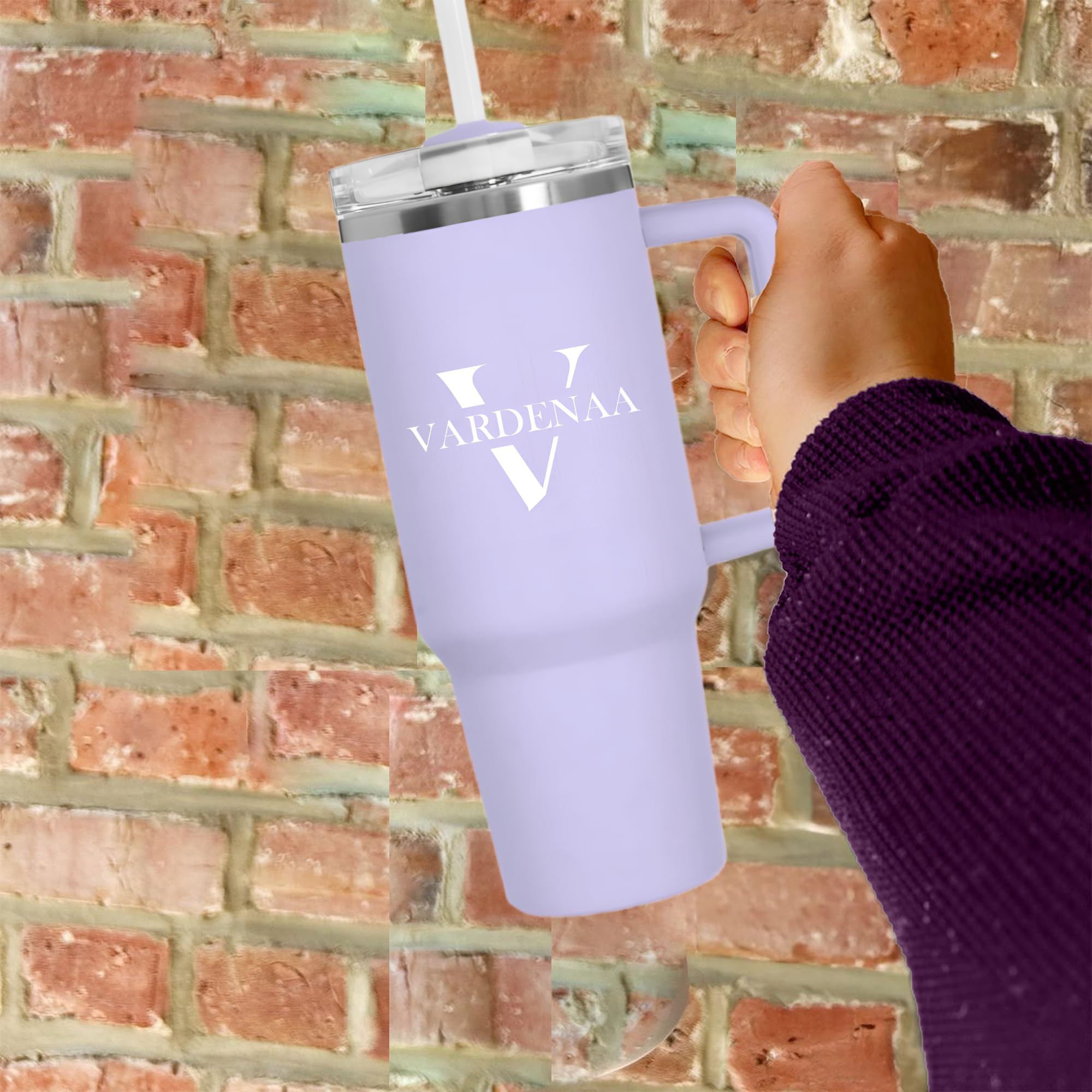 40Oz Tumbler With Handle And Straw, H2.0 Flowstate Double Wall Vacuum Reusable Stainless Steel