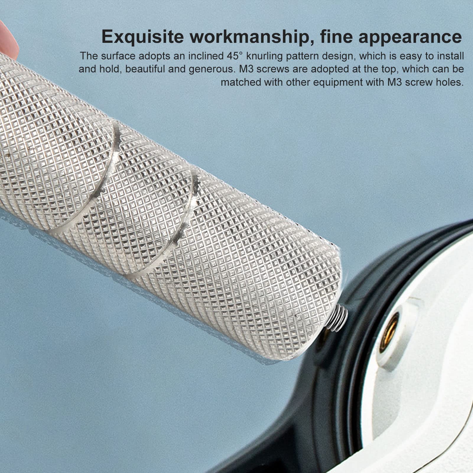 Pilipane Counterweight Head Stabilizer, 3Pcs Stainless Steel Counterweights Stabilizer Counterweight For Om Stabilizers Accurate Balance For Enhanced Mobile Filmmaking