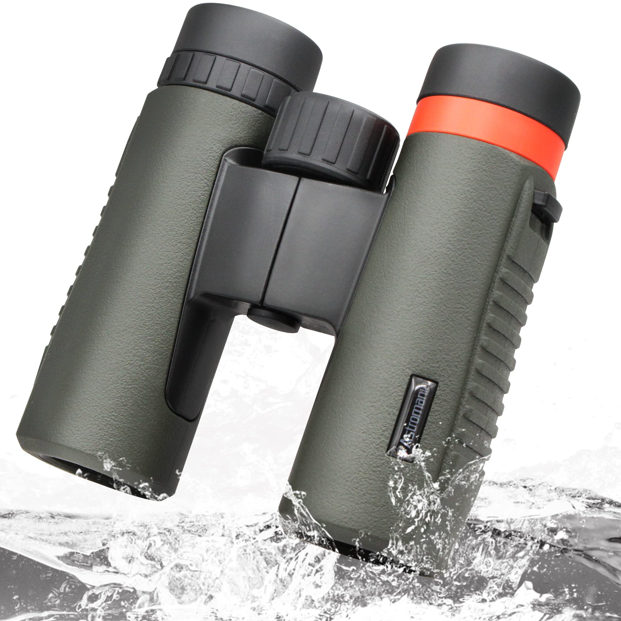 Astromania 8X26 Compact Binoculars Waterproof For Traveling, Wildlife, Camping And Sport Games, Theater And Concerts, Bird Watching