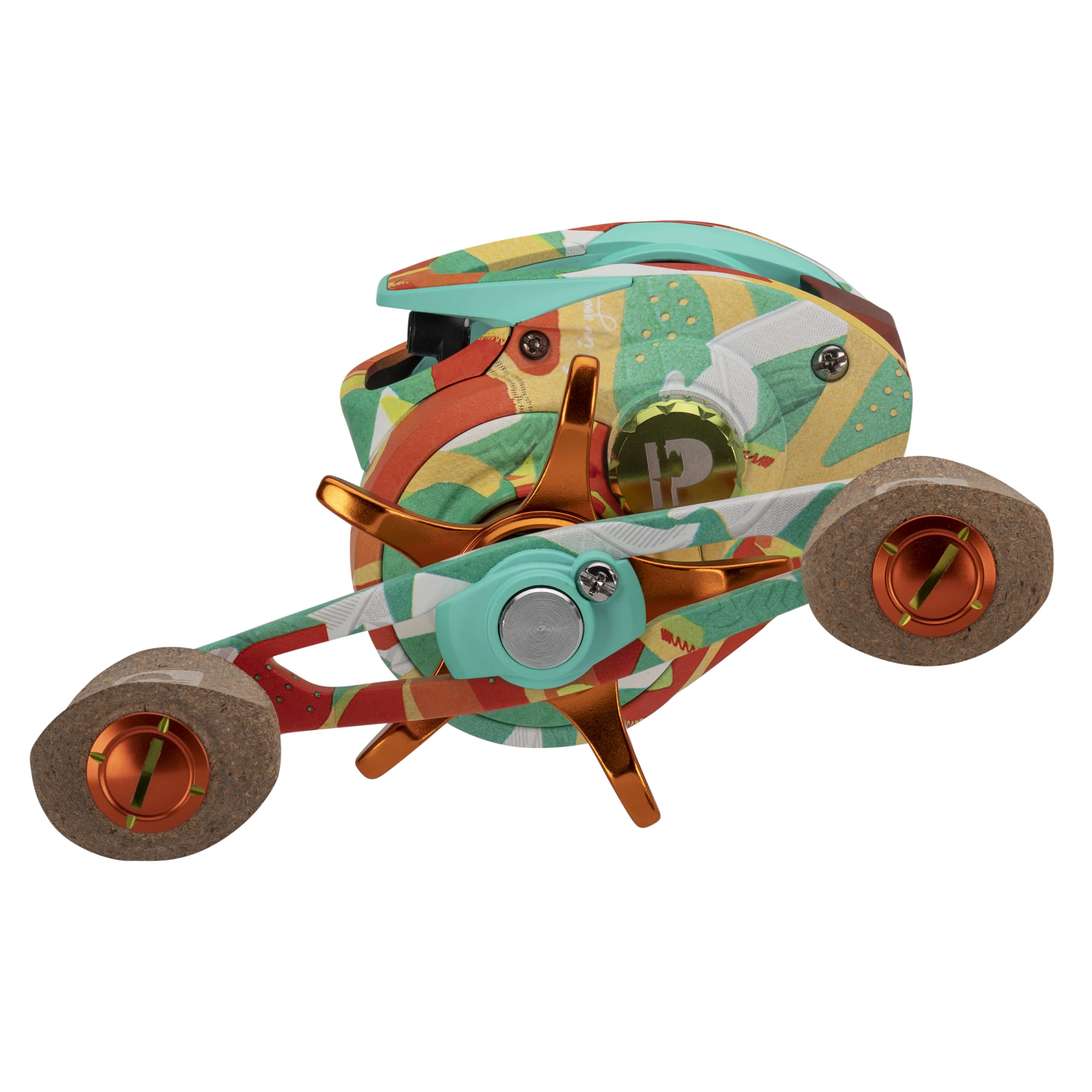 Anything Possible Profishiency Krazy Left Hand Baitcast Reel  Graphite Frame & Sideplates  6.6:1 Gear Ratio  Carbon Fiber Drag System  Handle W/Premium Cork Knobs