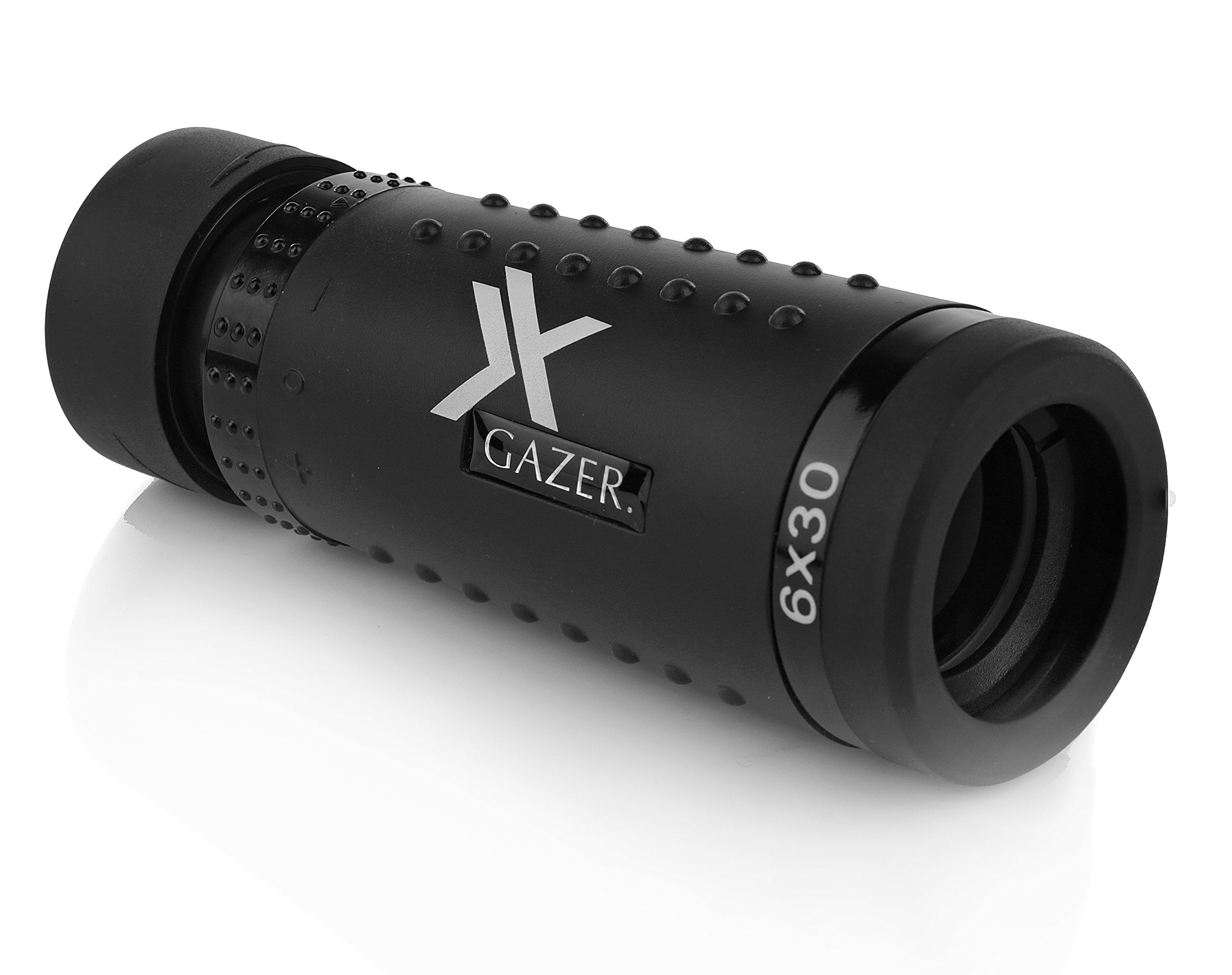 Xgazer Optics 6X30 Bird Watching Grip Scope Monocular, Hunting And Surveillance, Handheld Telescope, Wide And Clear Views, Best Optical Glass, Cloth, Neck Strap & Case Are Included