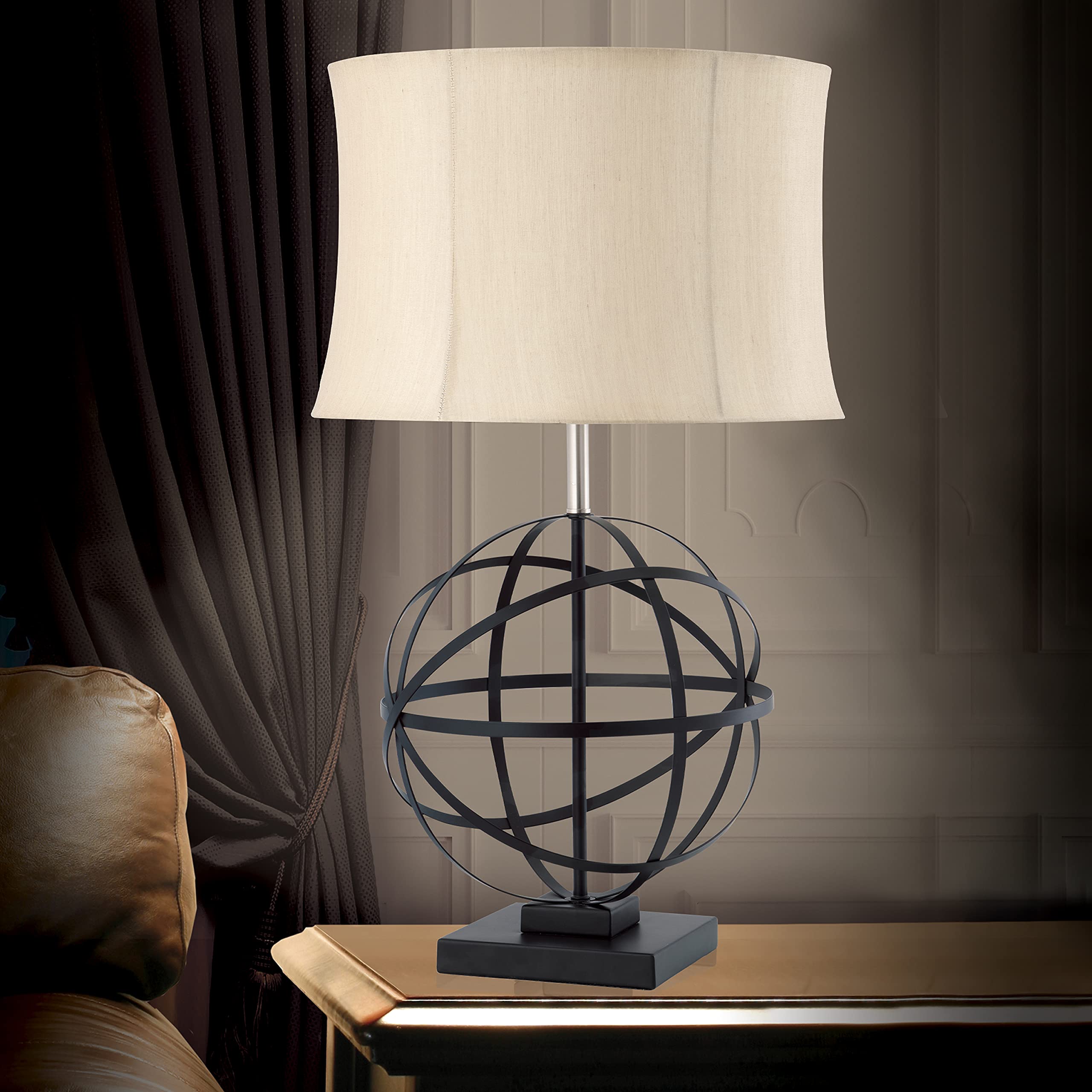 Arlec Table Lamp With Matte Black Finish