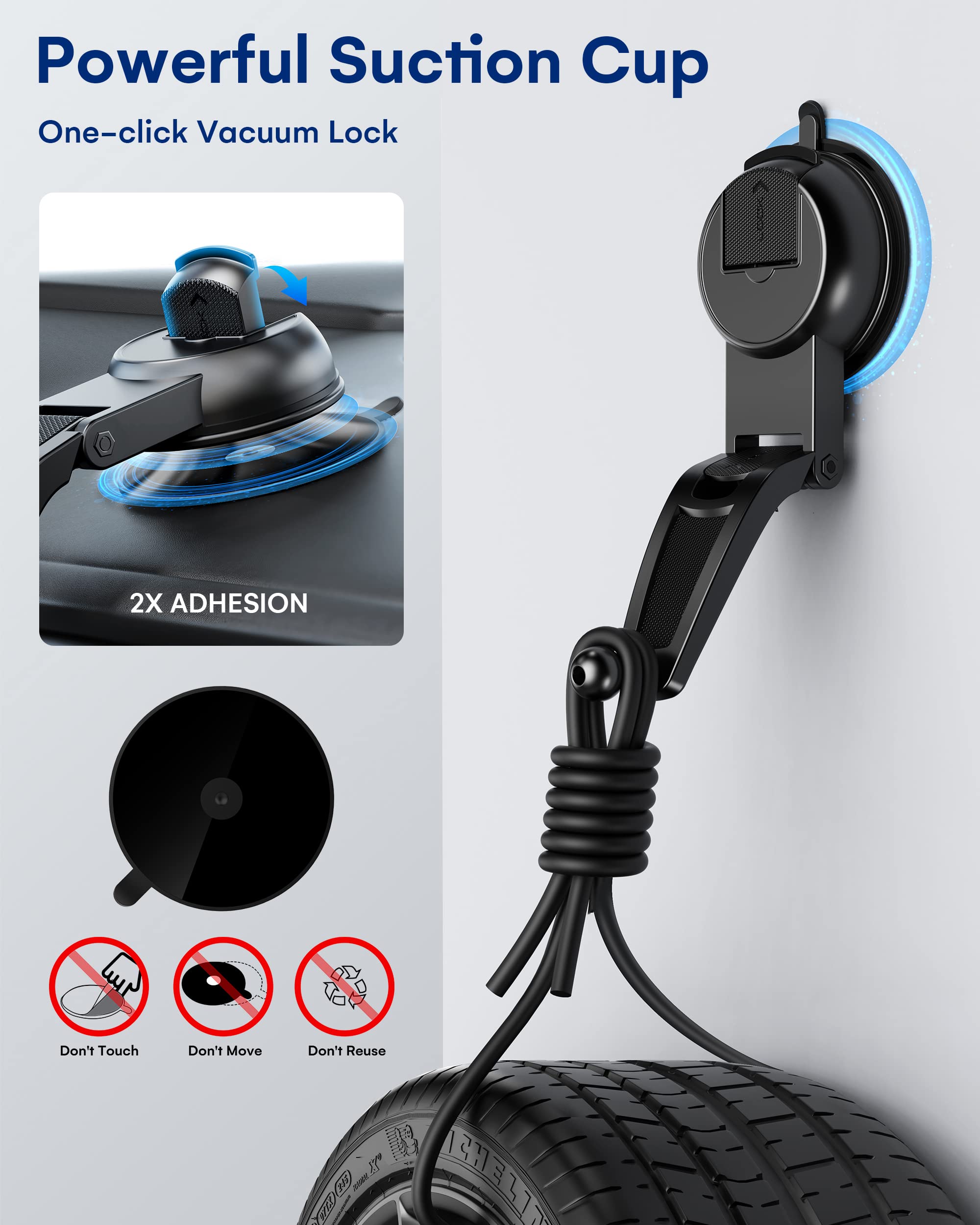 Zeehoo Wireless Car Charger, 15W Fast Charging, Auto Clamping Car Phone Mount, Cell Phone Holder Charger, For Iphone 15 14 13 12 11 Pro Max Xs, Etc. (Black)