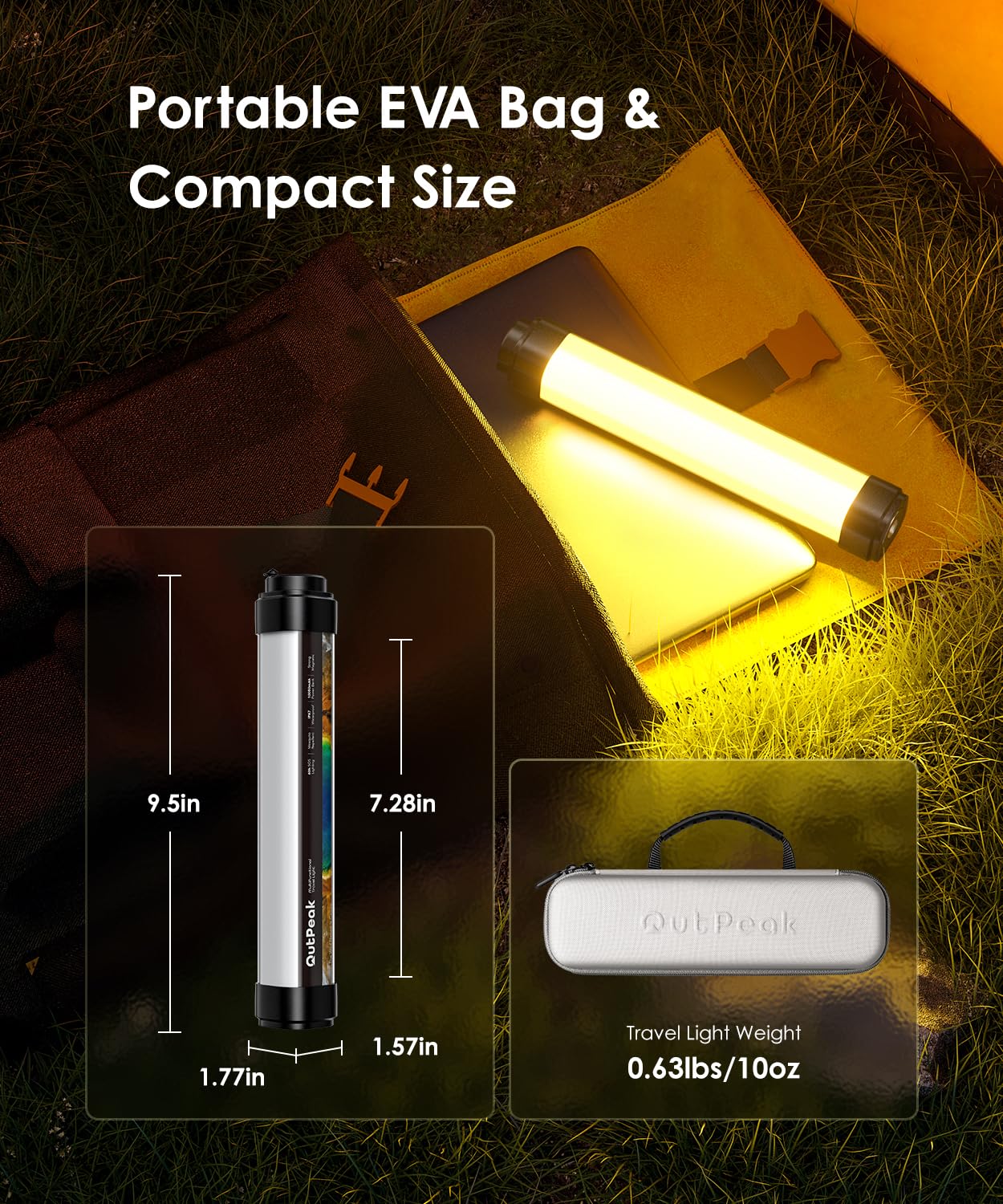 Outpeak 10050 Capacity Flashlight Strong Light  Multifunctional Super Bright Camping Tent Rechargeable Treasure Outdoor Power Outage Camping Emergency Light Home Usb Charging