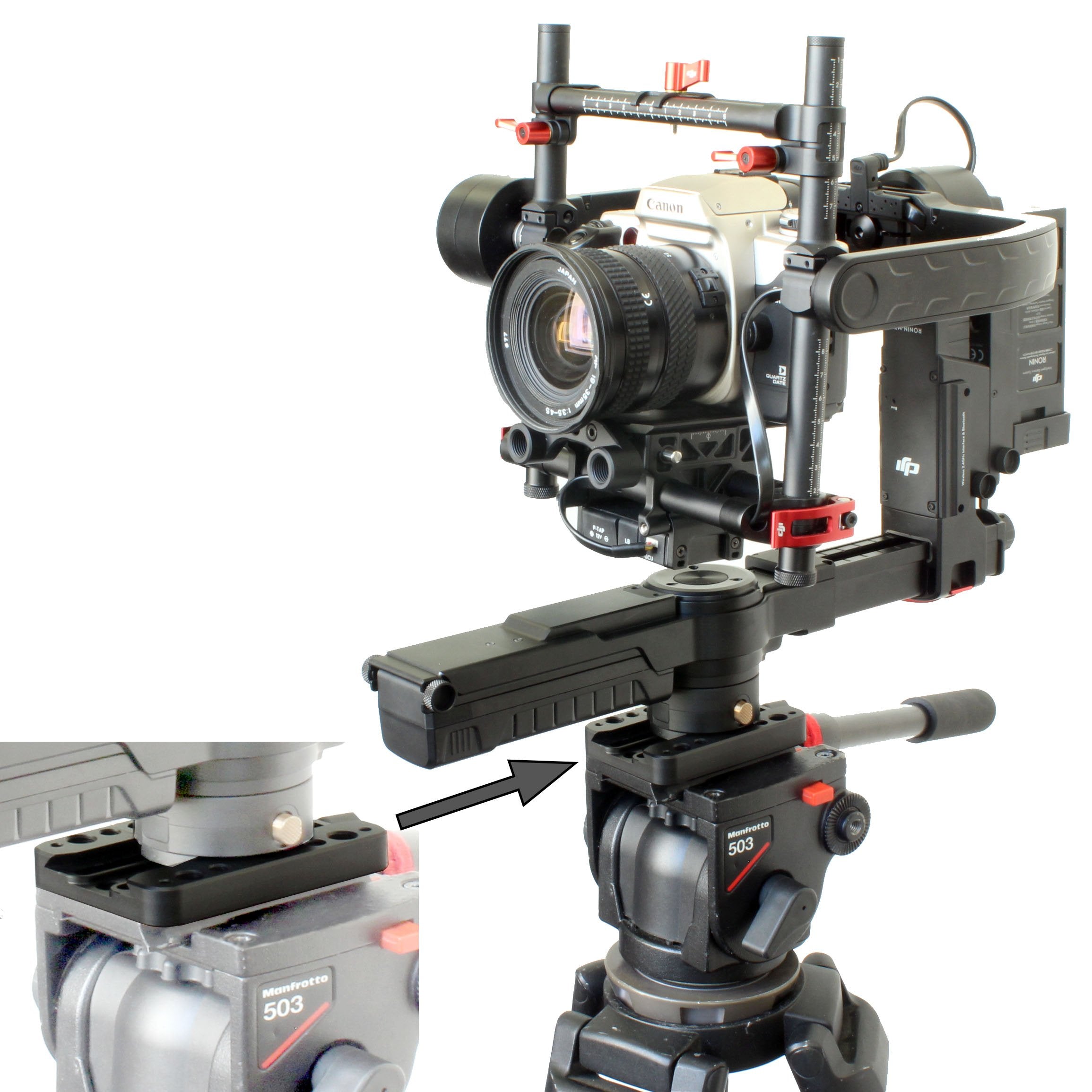 Gyrovu Universal Quick Release Mounting Plate For Dji Ronin/Ronin-M