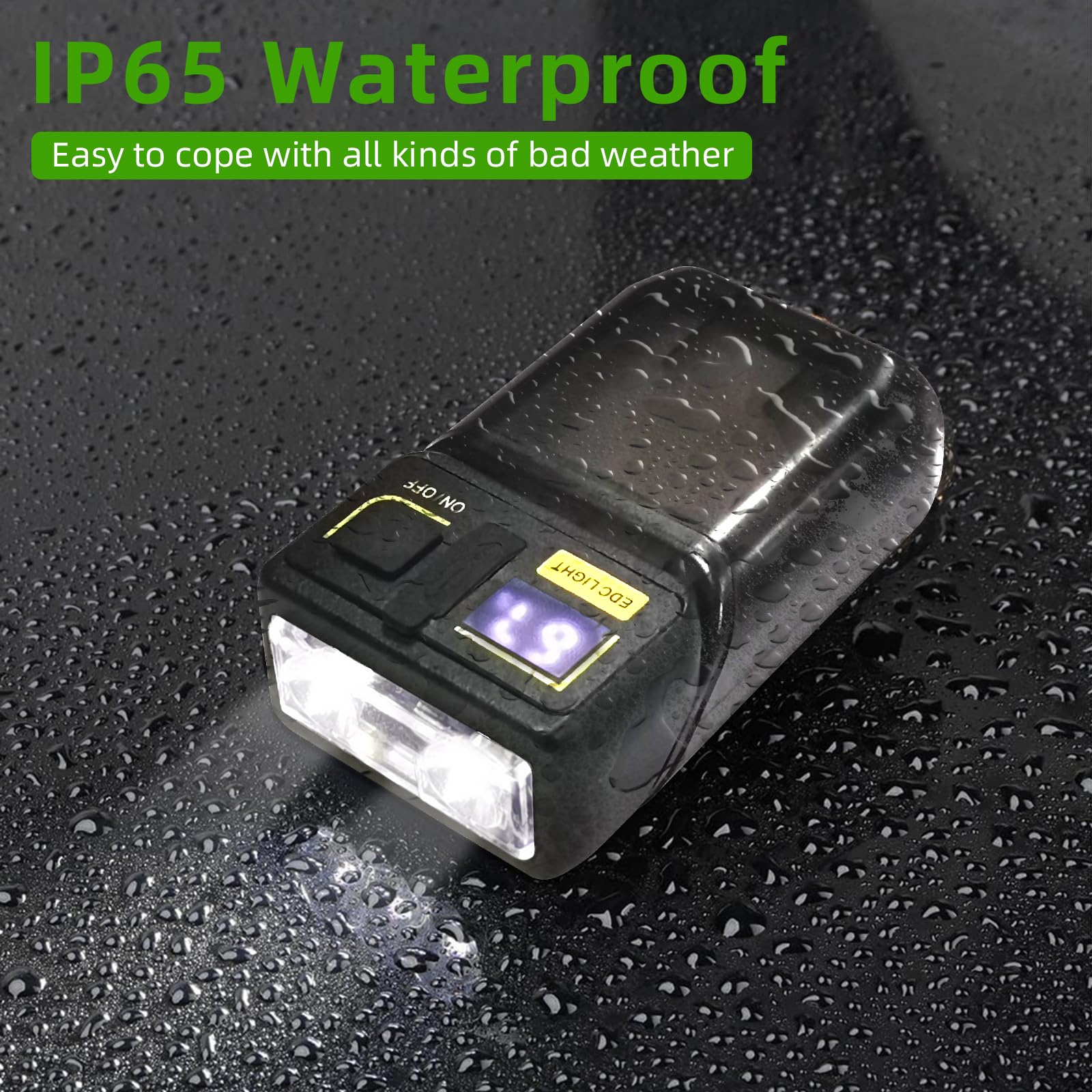 Thorder Clip Flashlight, Rechargeable Mini Flashlight With 180° Rotating Head, 6 Modes, Magnetic Base, Digital Battery Display, And Clip. Perfect For Camping, Outdoor Use, Or As A