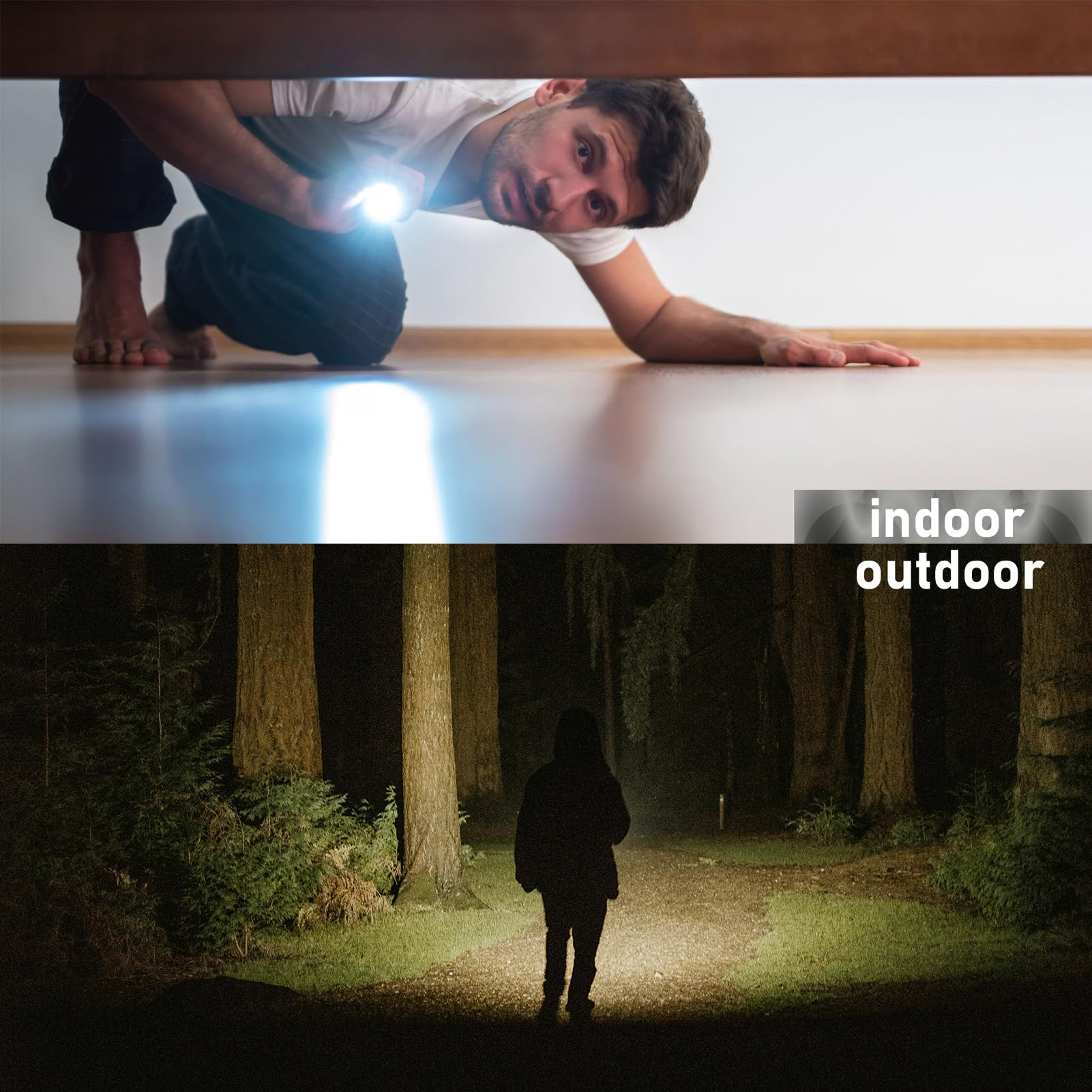 Campergear Led Rechargeable Mini Flashlight, 3800 High Lumens Super Bright Small Torch Tactical Flash Light For Outdoor And Edc, Battery Included