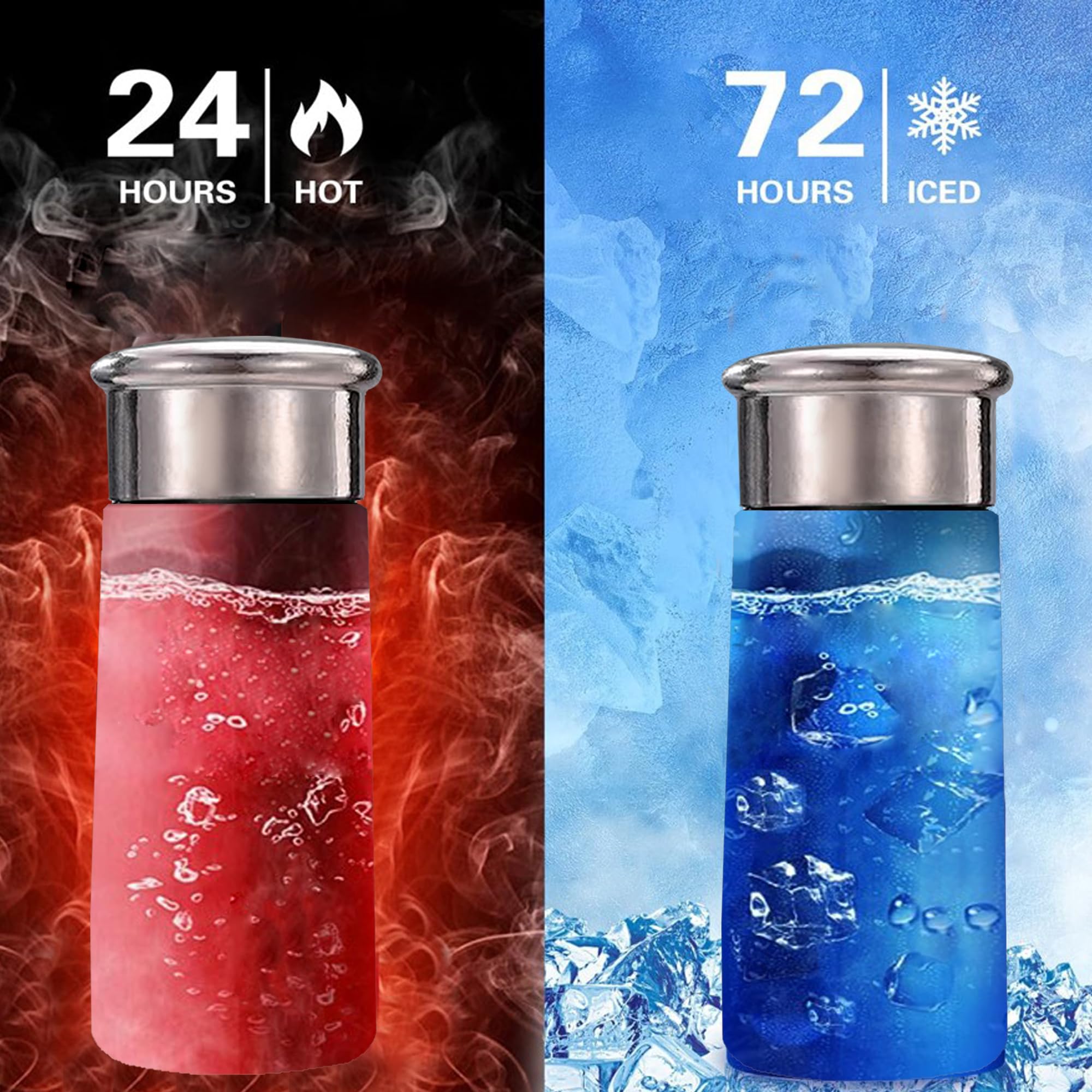 Titanium Vacuum Insulated, Double Wall Ultralight Travel Tumbler For Cold & Hot, Sports