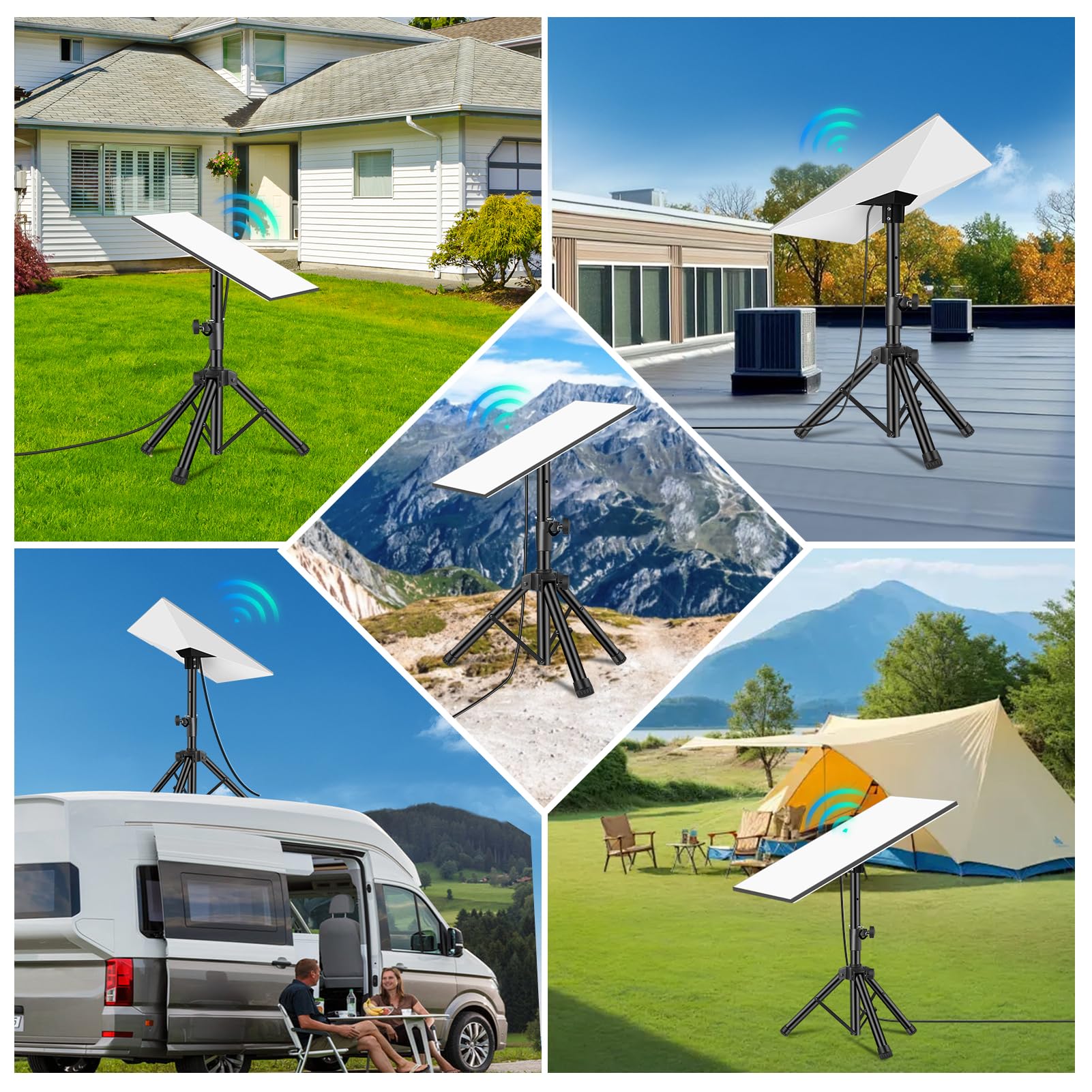 Ankey Starlink Gen 3 Tripod Stand Mount, Adjustable Heavy Duty Tripod Stand Mounting Kit With Pole Mount Compatible With Starlink Gen 3