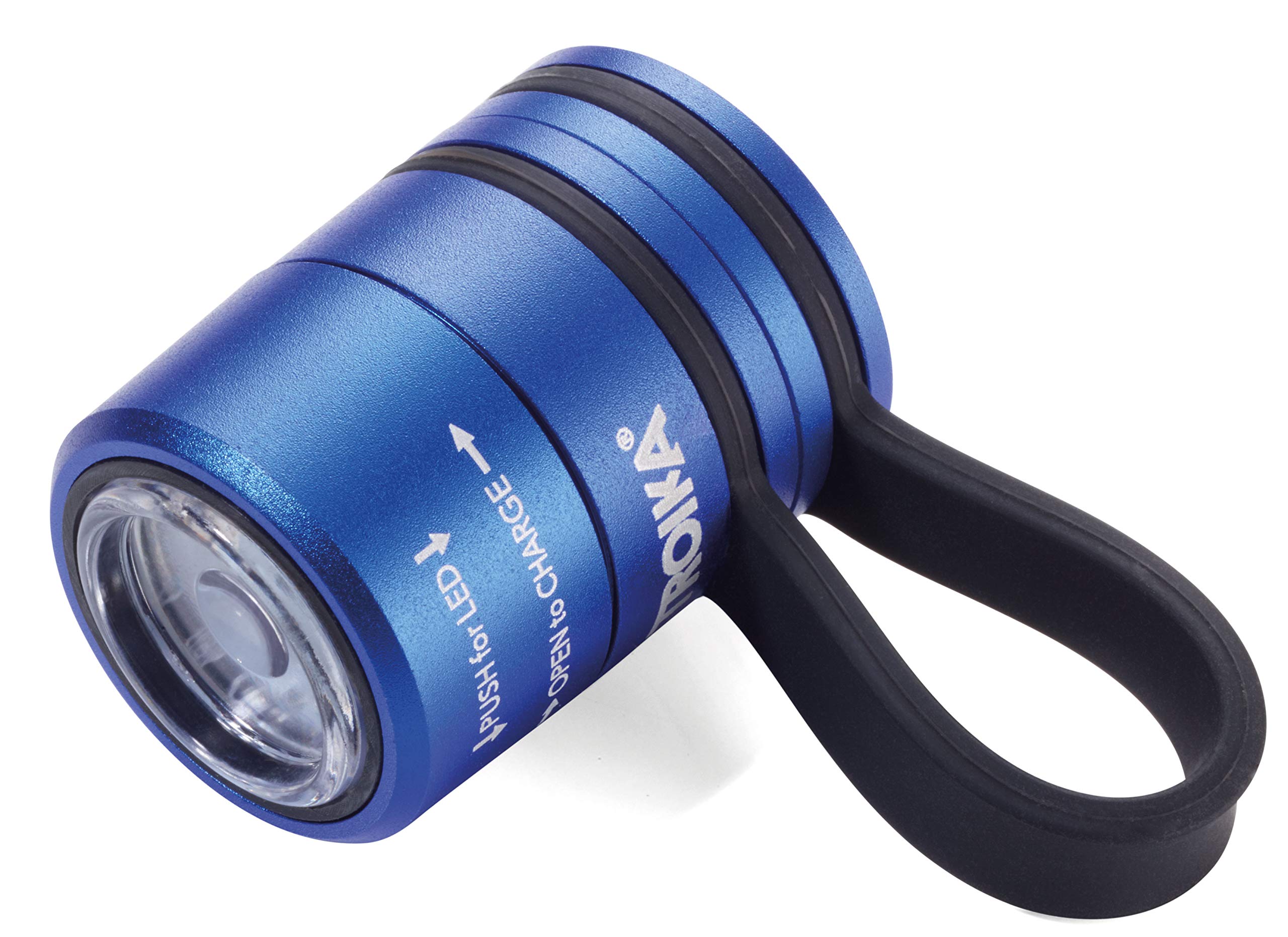 Troika Eco Run Tor90/Bl Torch Running Light Sports And Safety Light With Strong Magnet, White Led Light 2 Lighting Strengths, Blinking Lights Troika-Original