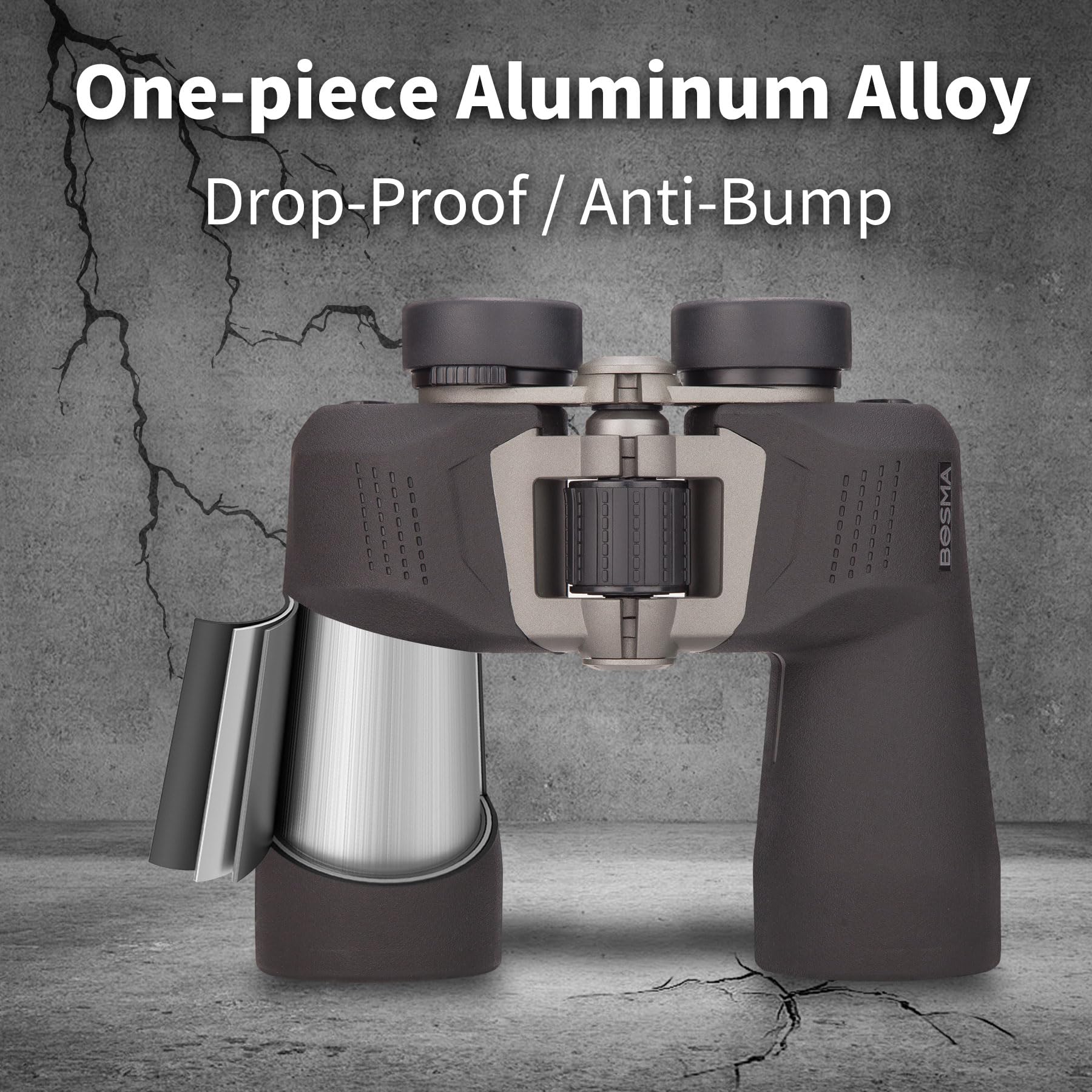 Bosma 12X50 Ultra Hd Binoculars  Dynamic Zoom Range, Sturdy Metal Body, Advanced Retina Lens Set, Fmc Wideband Coating, Broad Wide-Angle View, Durable Tpu Leather, Impact Resistant, Waterproof