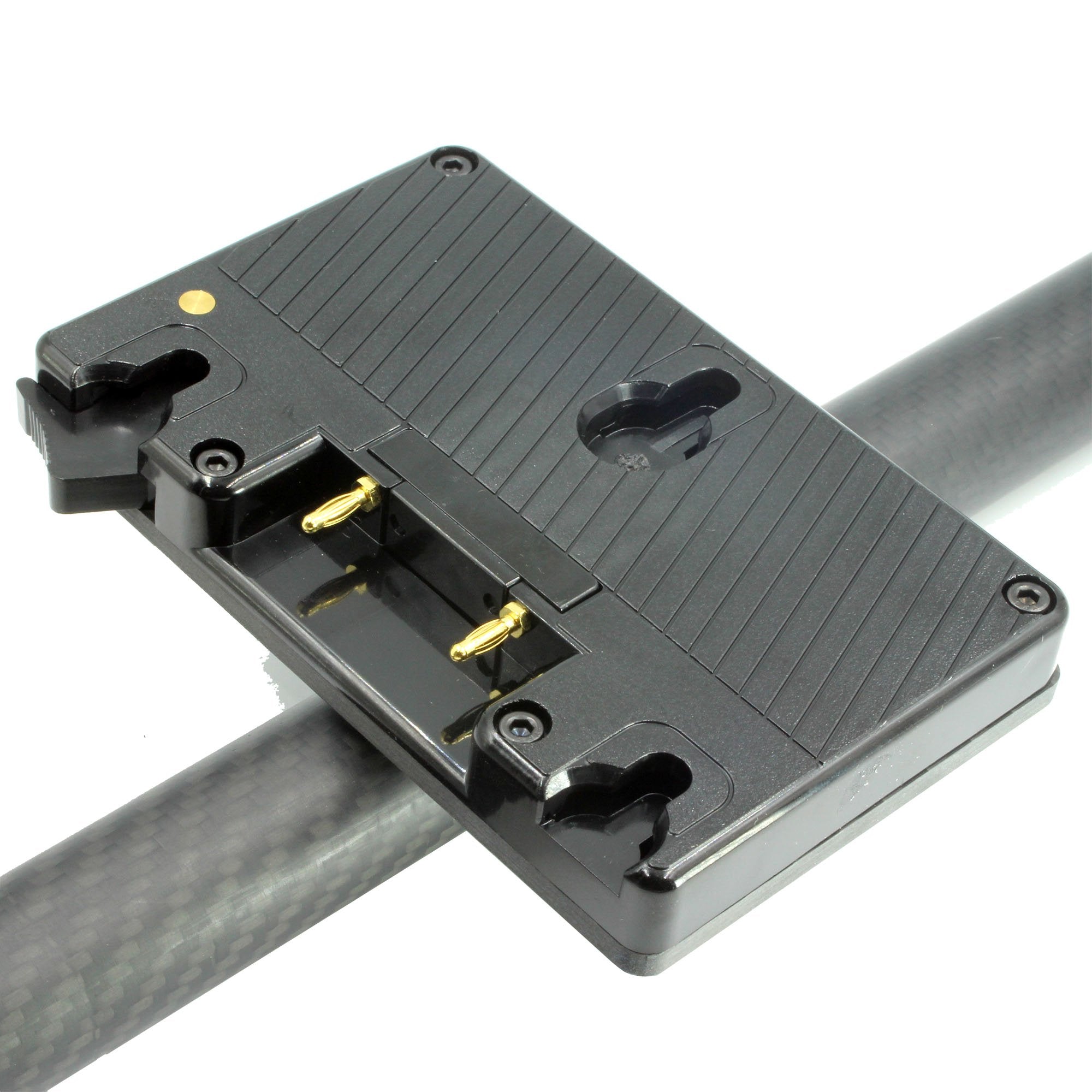 Gyrovu Gold Mount Carbon Fiber Battery Plate For Dji Ronin-M/Mx, fly Movi Stabilizers