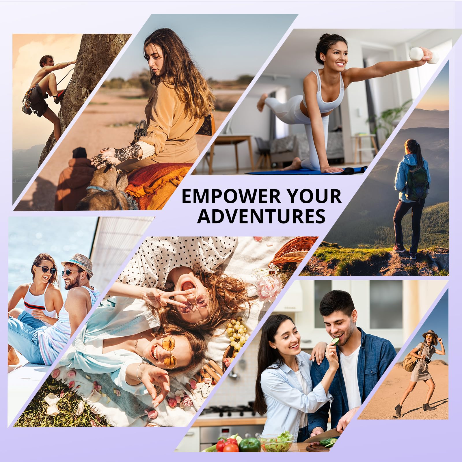 Atumtek 60" Selfie Stick Tripod, All-In-One Extendable Phone Tripod With Bluetooth Remote, Storage Bag Included, For Iphone And Android Phone Selfie, Video Recording, Vlogging, Live Streaming, Purple