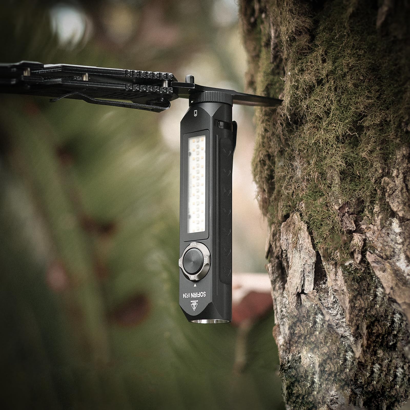 Csteboke Sofirn If24 Rechargeable Flashlights High Lumens, 2000Lm Flashlights For Emergencies Home, Led Work Light, Multifunctional Powerful Pocket Flashlight, Magnetic Flashlight For Edc, Triple Light Sources