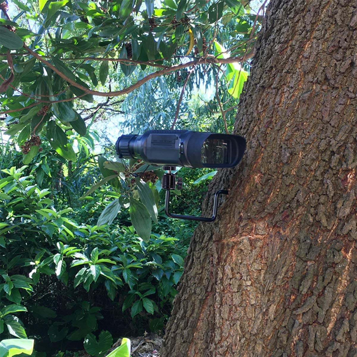 Wildgameplus Cnc Aluminum Alloy Mount Stand,2Pcs 360° Rotation 3/8 To 1/4 Inches Screw Tree Mount Holder Stick For Forest Trail Cameras & Night Vision & Solar Panel Charger Bracket Wg-2Cs01