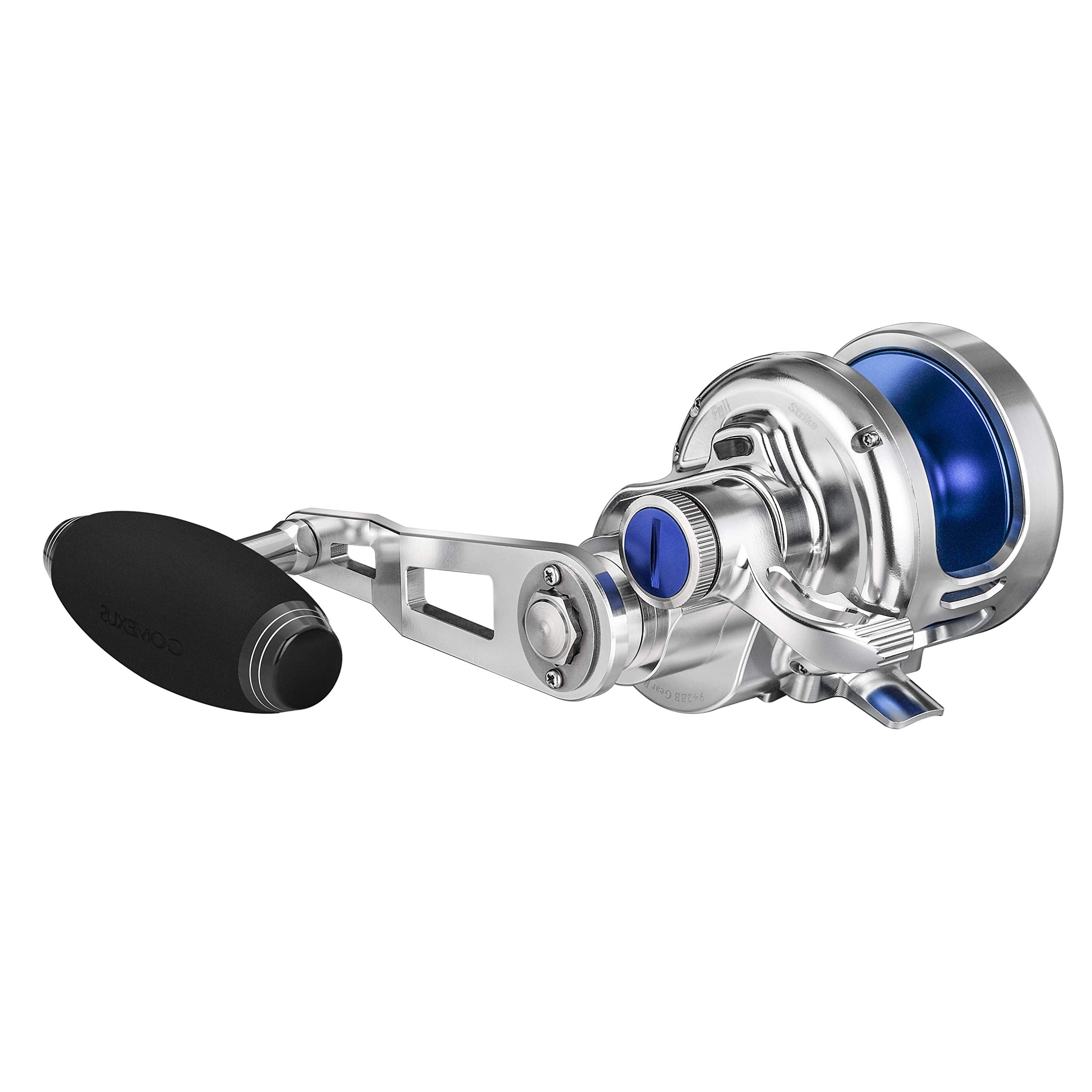 Gomexus Jigging Reel Large Capacity 6.3:1 66Lbs Narrow Spool Smooth Conventional Saltwater Reel Sx450 For Fishing Men