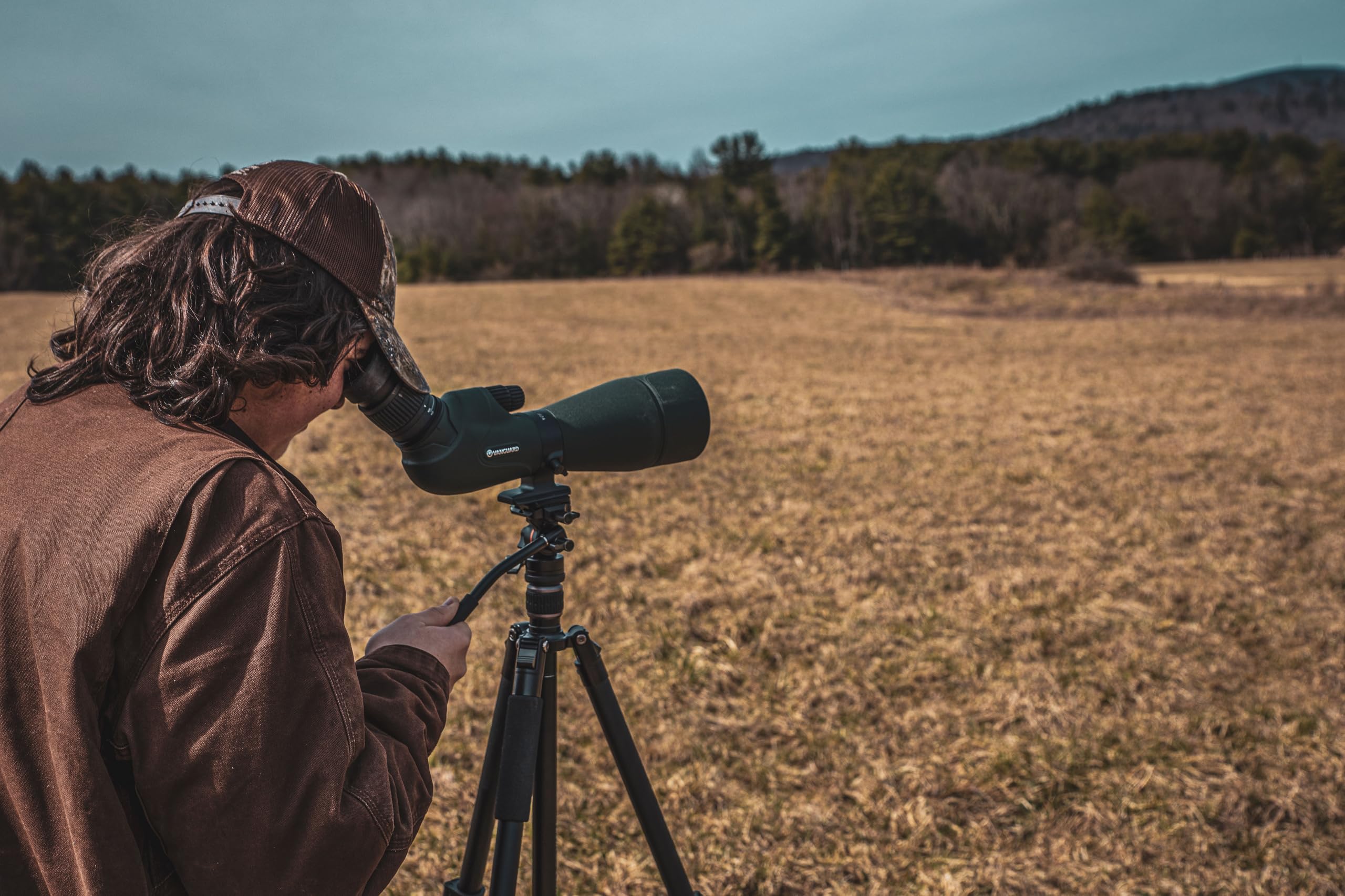 Vanguard Vesta Go 234Cv10 Carbon Fiber Travel Tripod With Compact Veo Pv-10 Counterbalancing Spring Assist Video Head