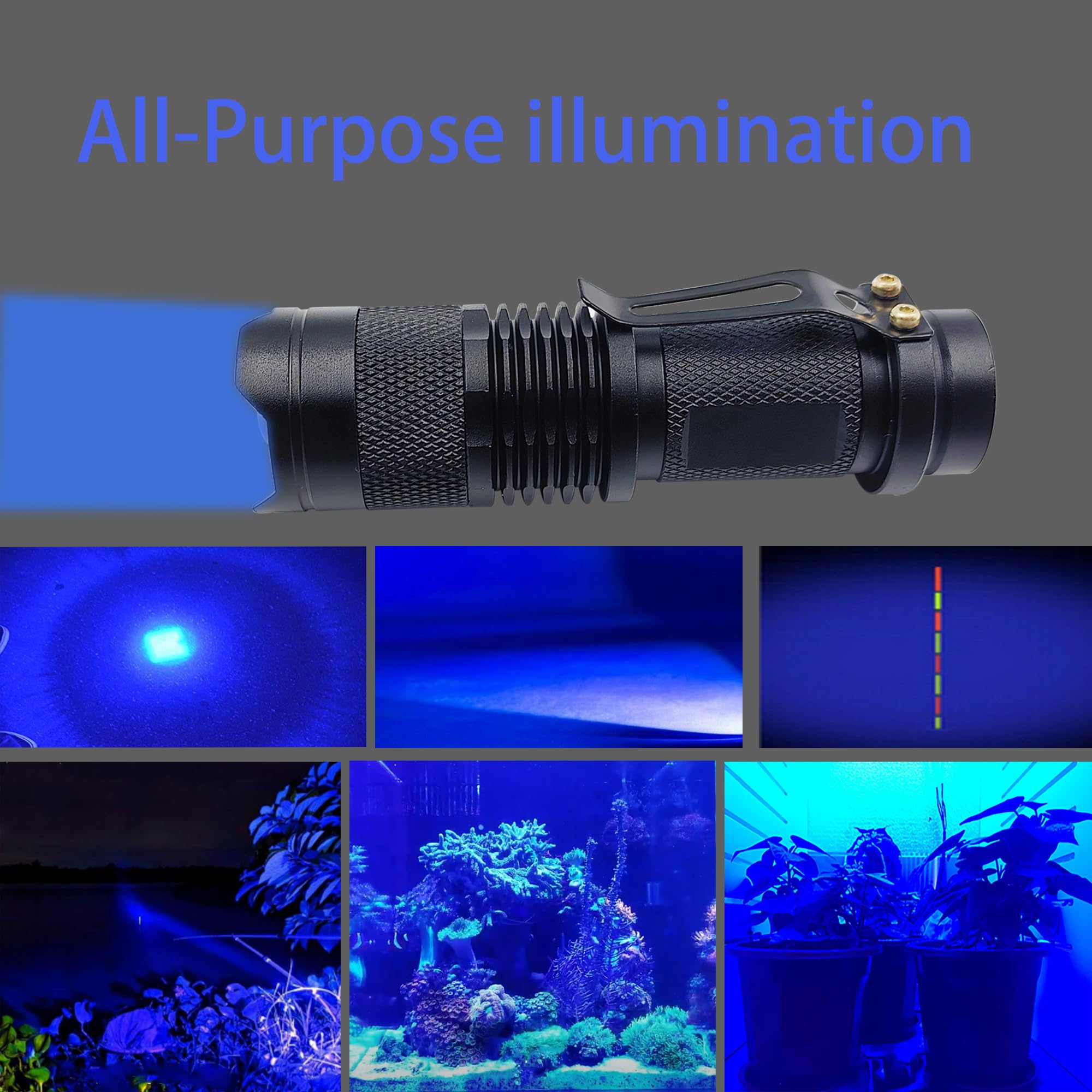 Zyunmall Multi-Colored Light Single Mode Flashlight: Red Light Flashlight, Green Light Flashlight, Blue Light Flashlight Rgb Light For Night Activities, Optical Effects,3-Pack, Black