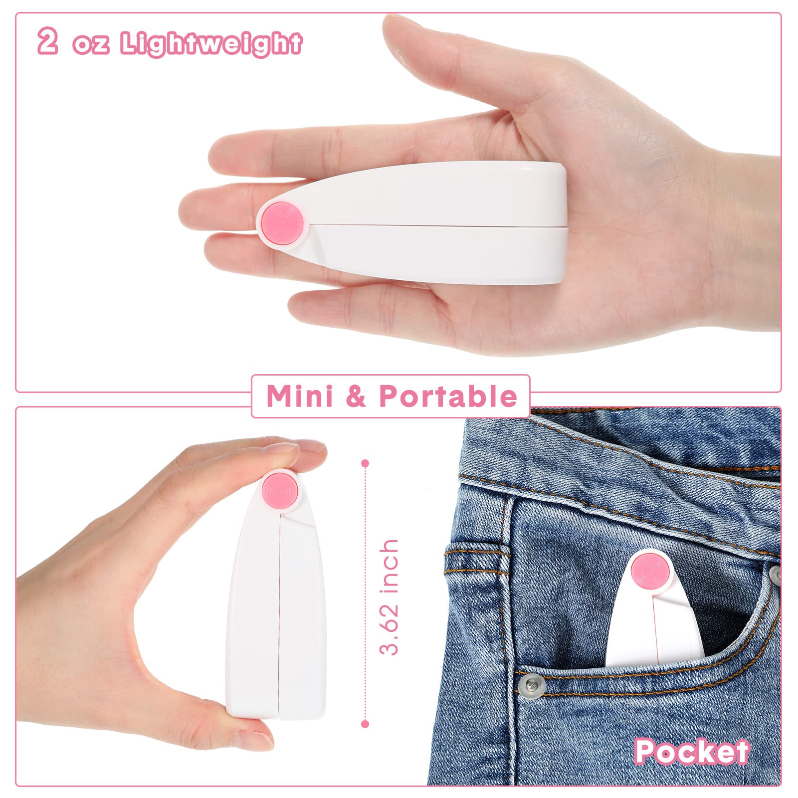 Portable foldable fans with personal cooling power, ideal for desk and travel use Koospark