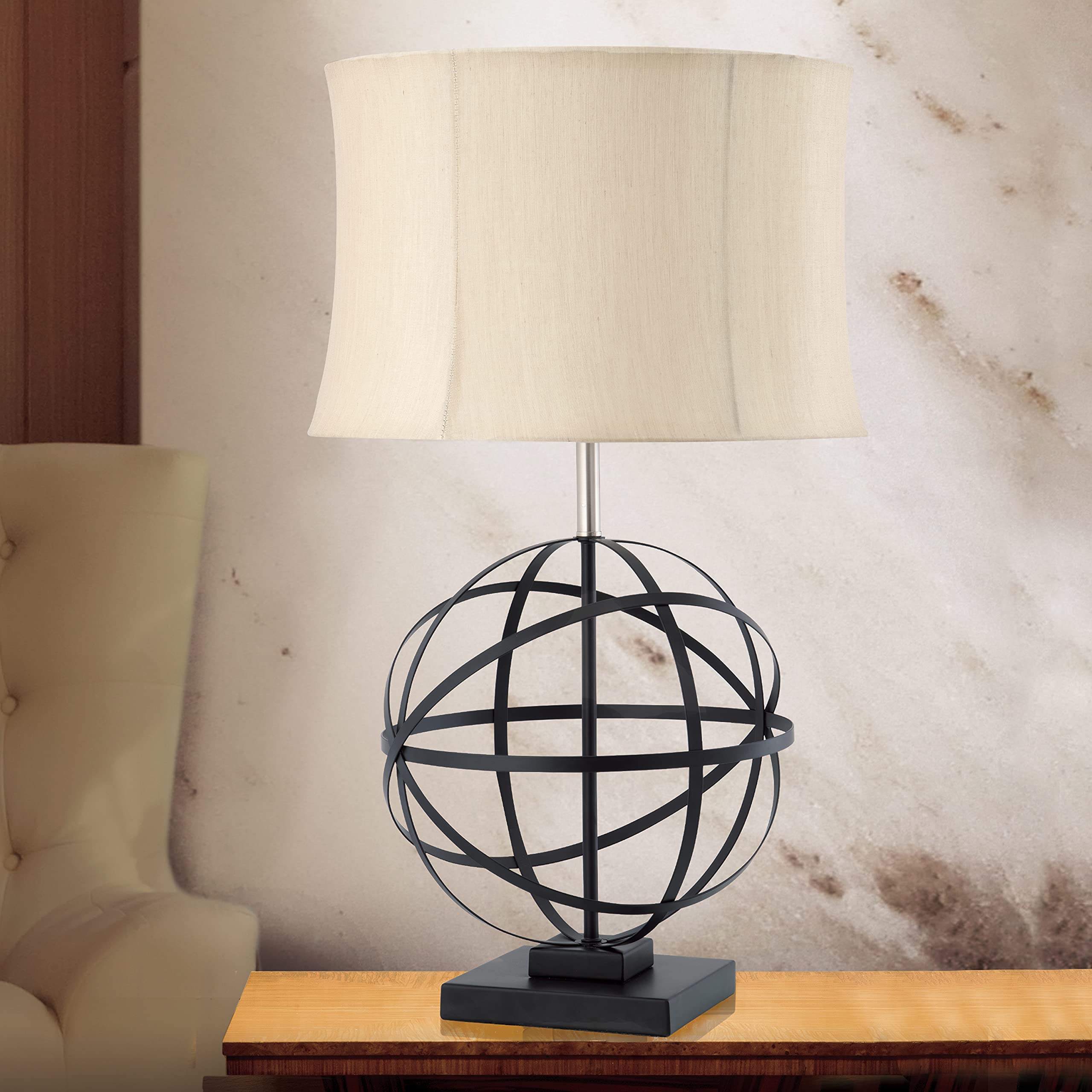Arlec Table Lamp With Matte Black Finish