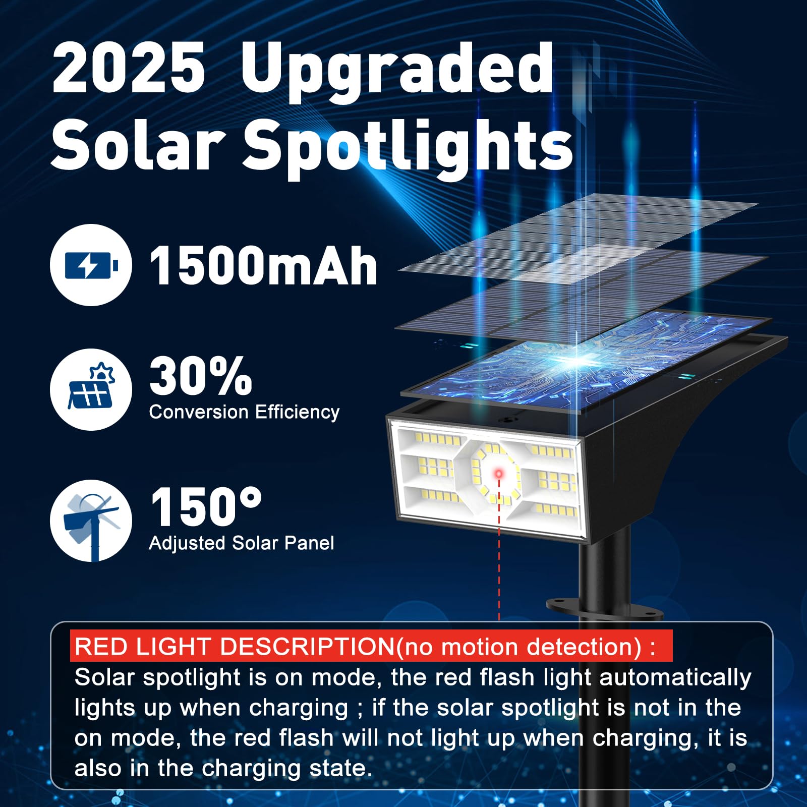 Katipeal Solar Spot Lights Outdoor,10 Pack Outdoor Solar Lights For Yard, 4 Lighting Modes Solar Landscape Spotlights Waterproof For Garden Pathway (Cool White)