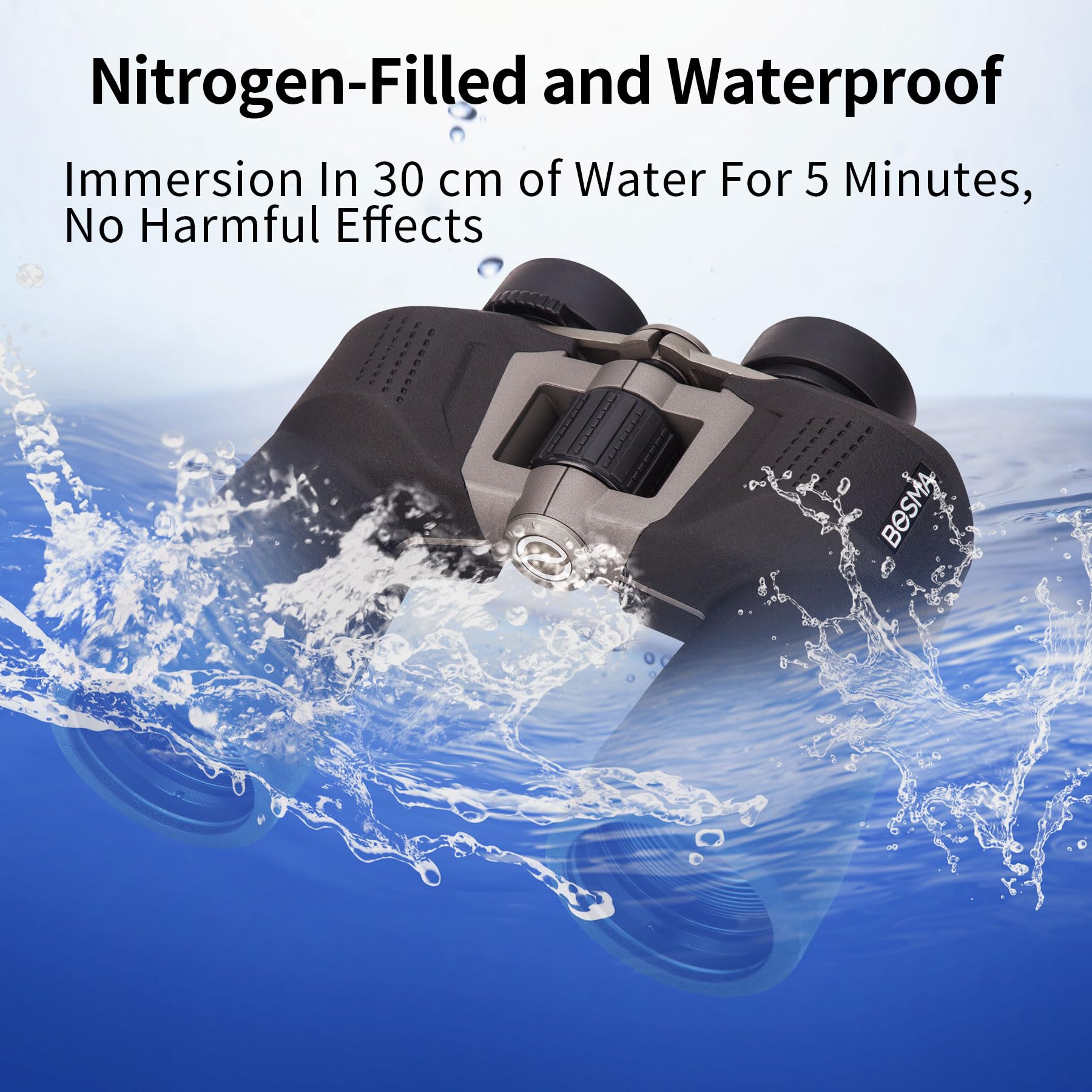 Bosma 12X50 Ultra Hd Binoculars  Dynamic Zoom Range, Sturdy Metal Body, Advanced Retina Lens Set, Fmc Wideband Coating, Broad Wide-Angle View, Durable Tpu Leather, Impact Resistant, Waterproof