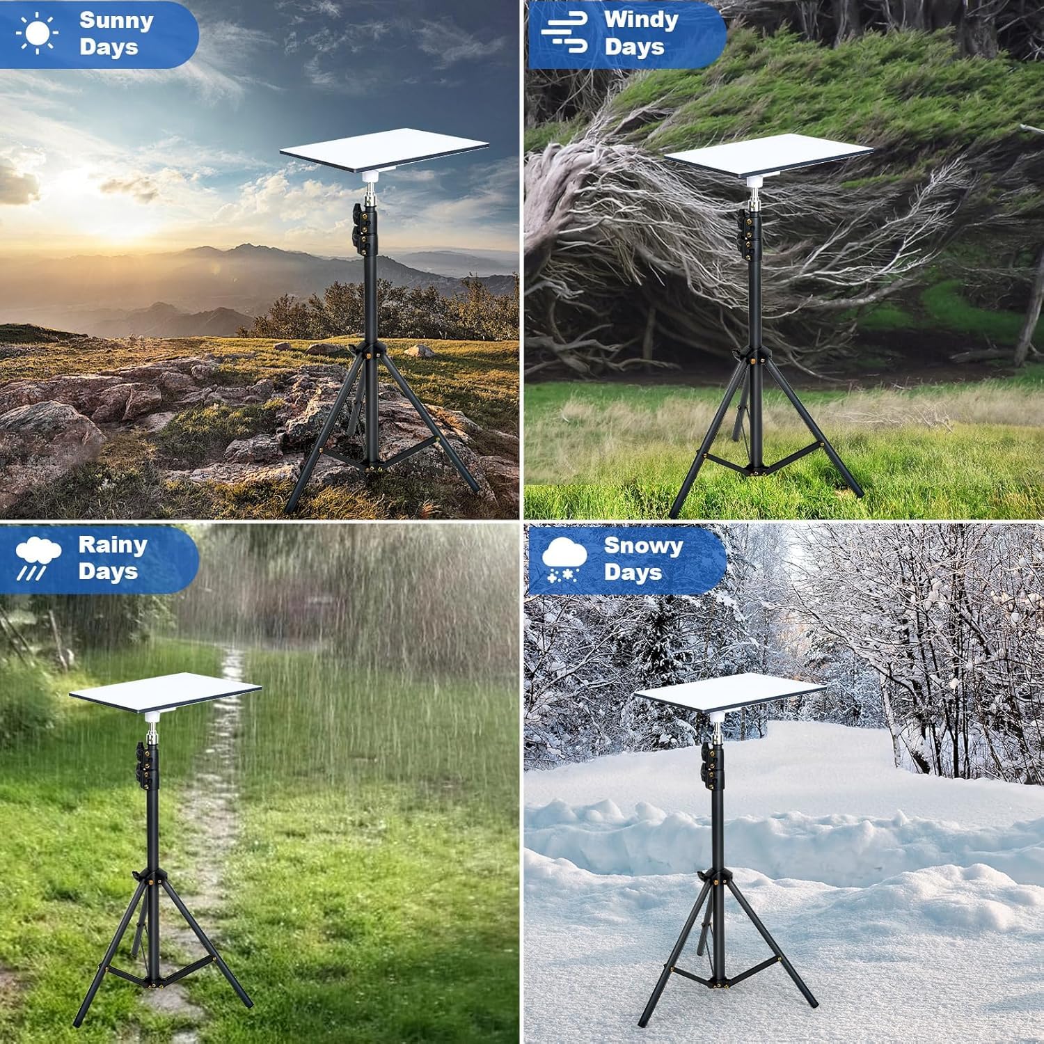 Akikdj Starlink Mini Tripod Mounting Kit With Adapter,Adjustable Tripod Mount,Portable Design For Satellite Internet +Mini 1/4 Inch Threaded Adapter.